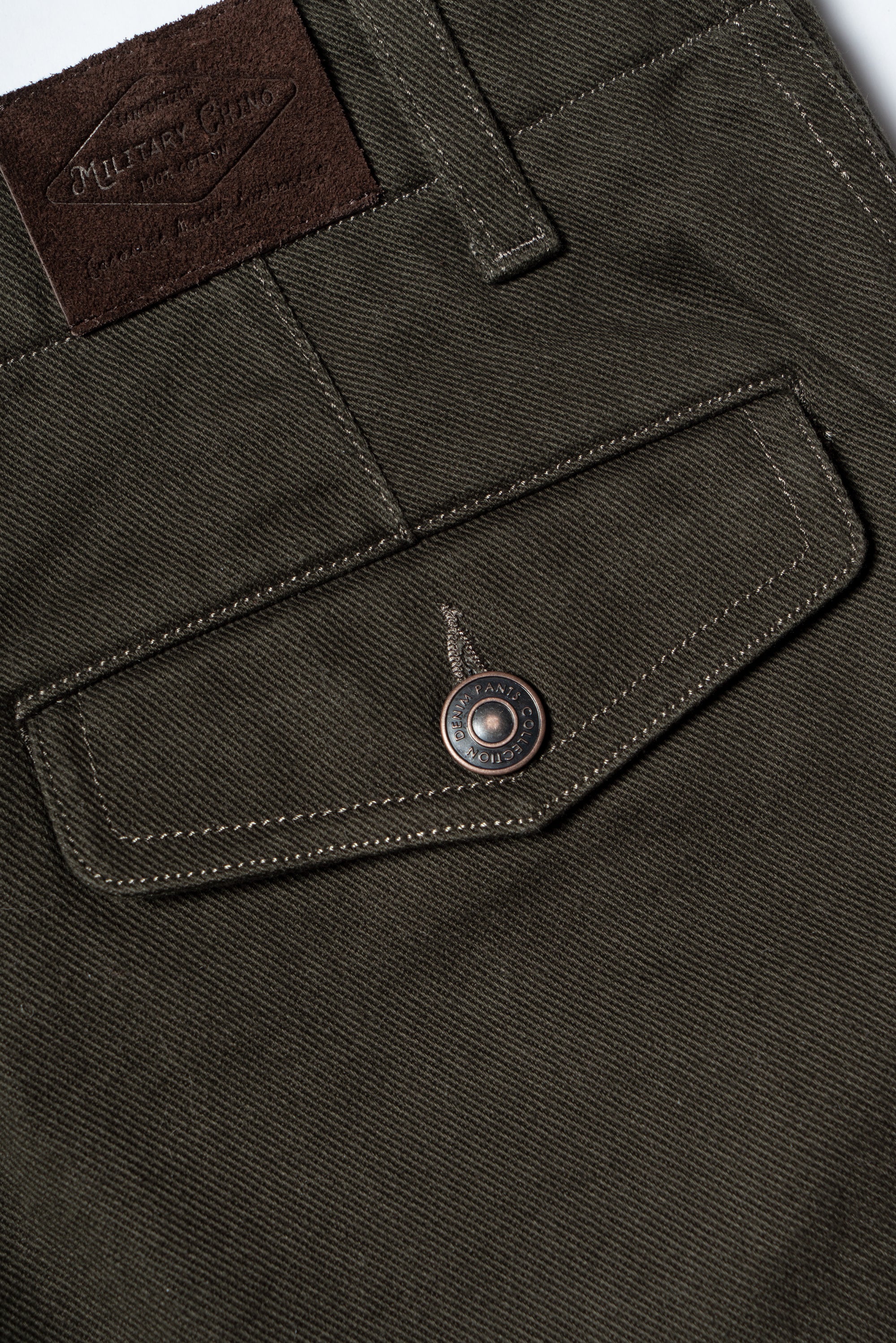 Washed Twill Cotton Chino