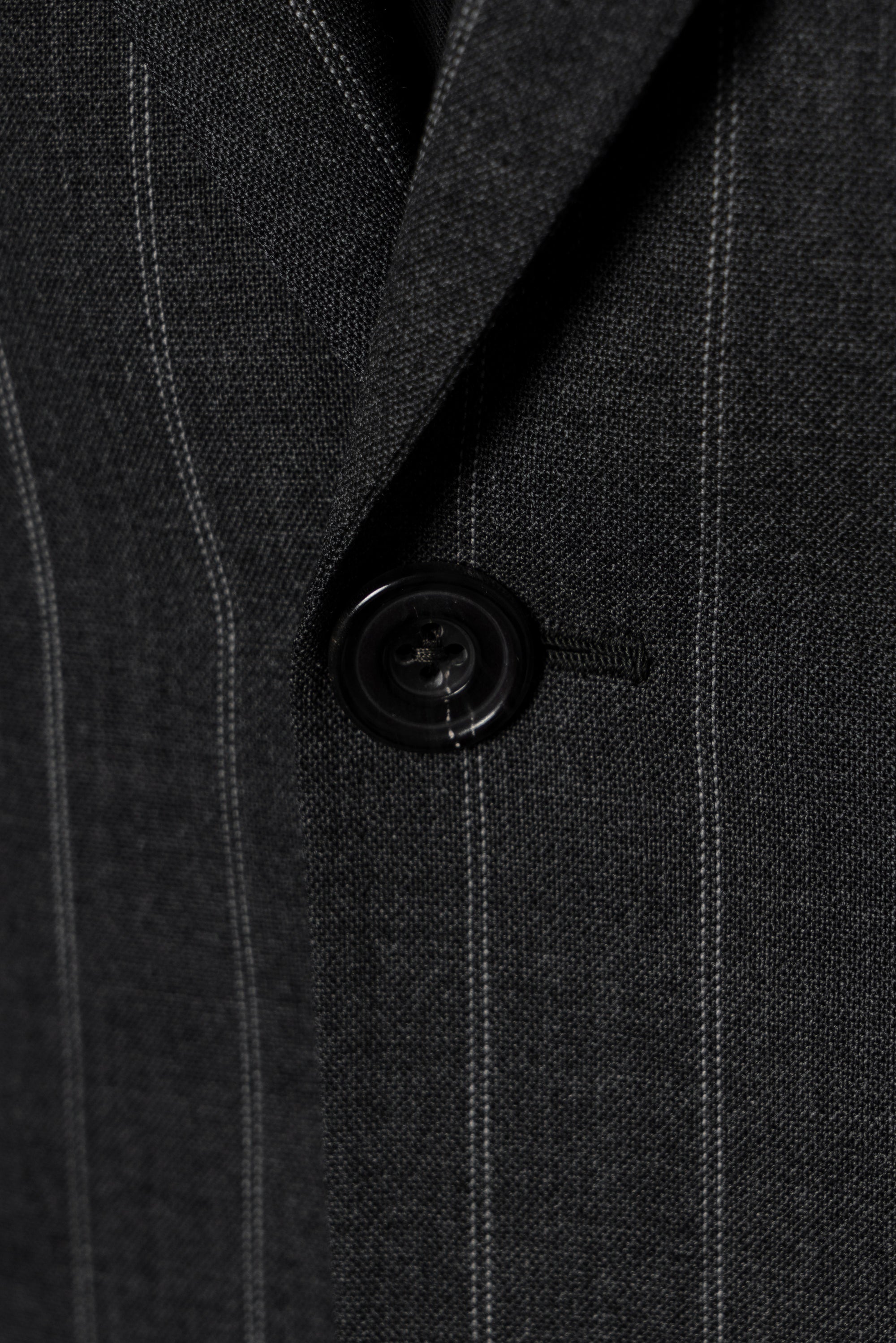 MTO Grey Twin Pinstripe Suit #322