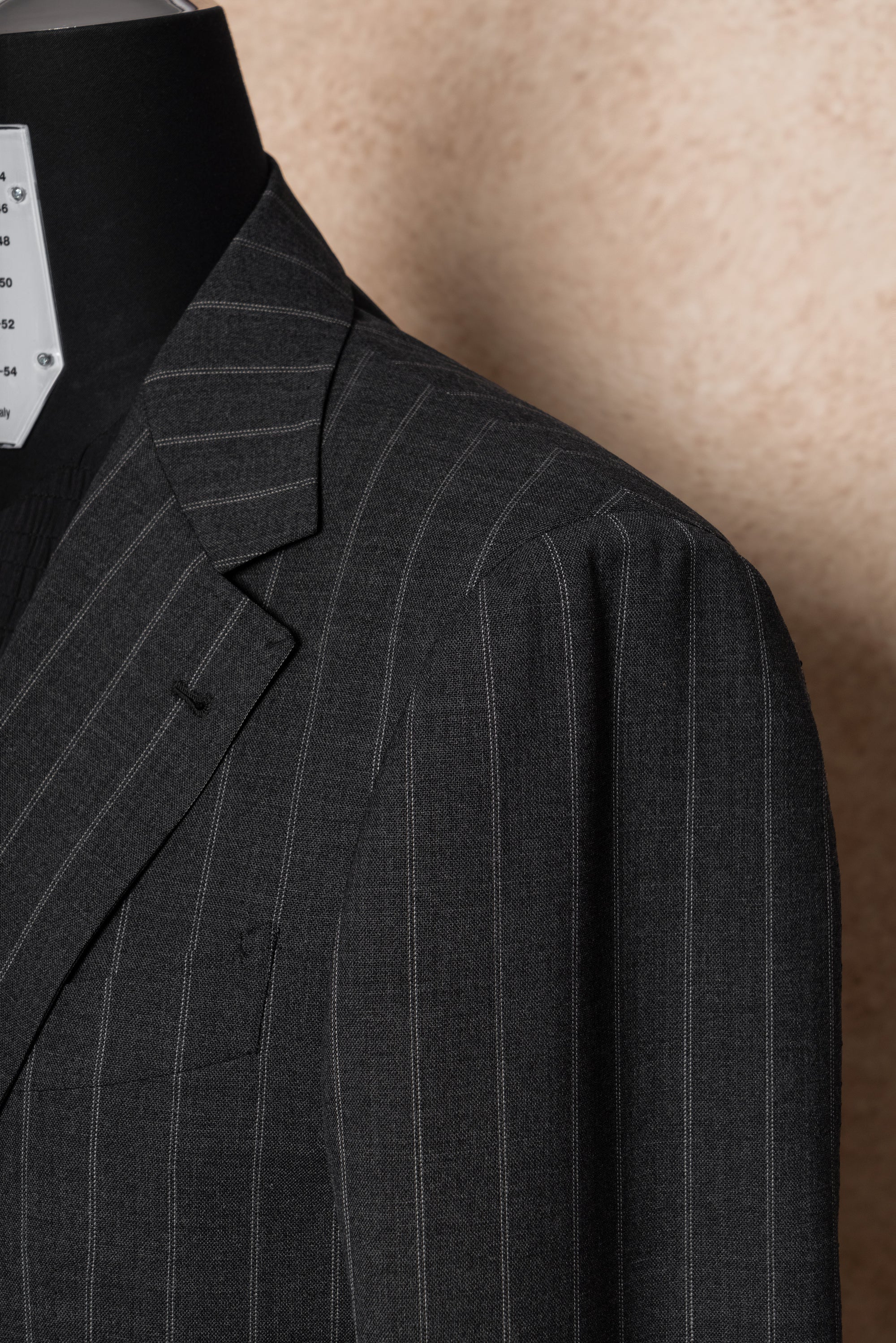 MTO Grey Twin Pinstripe Suit #322