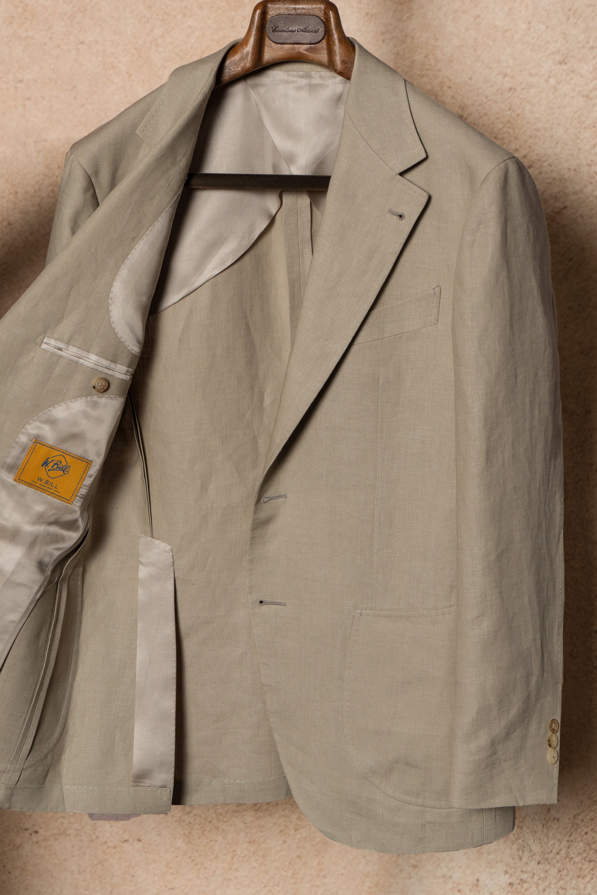 MTO Stone Irish Linen Suit #326