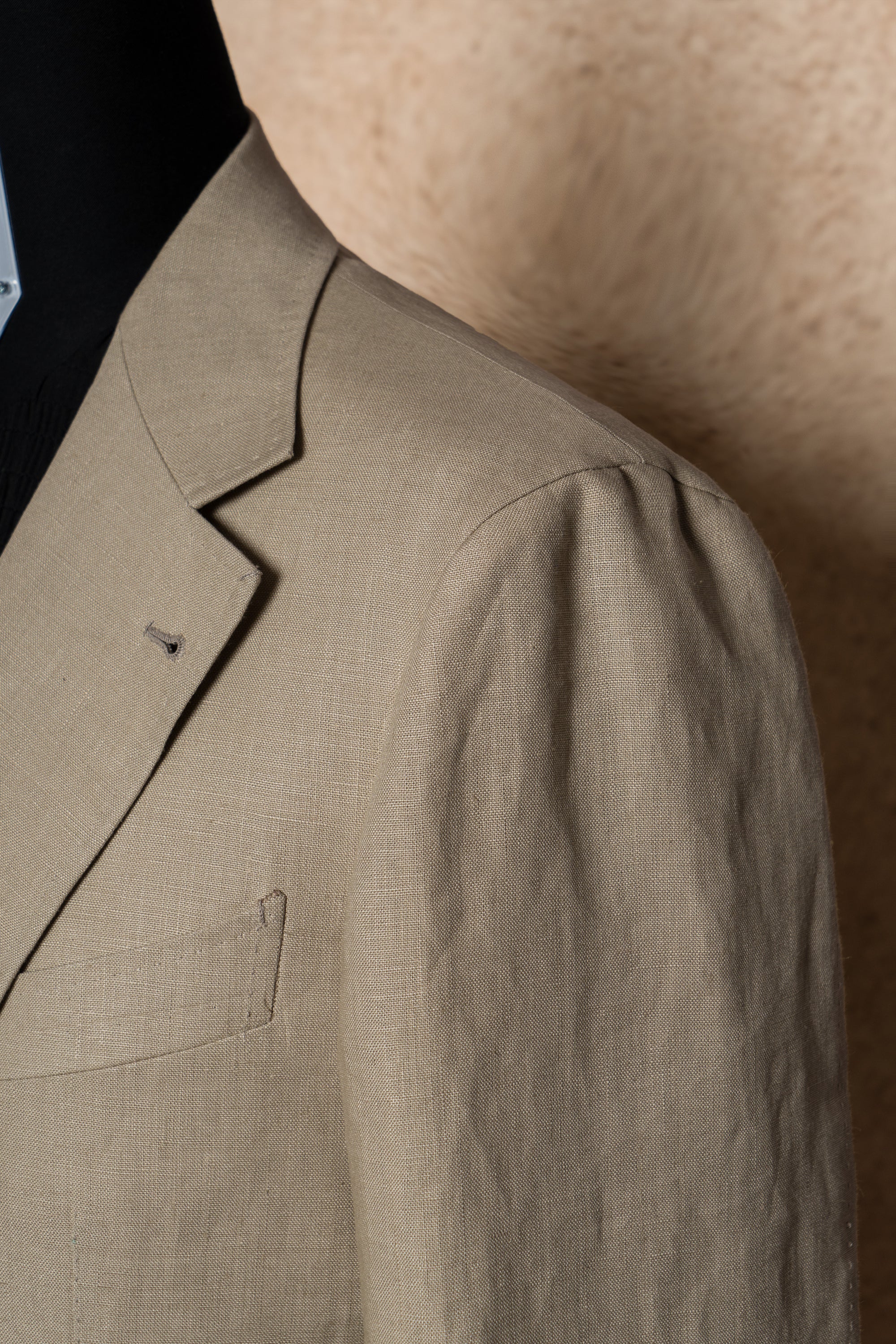 MTO Stone Irish Linen Suit #326