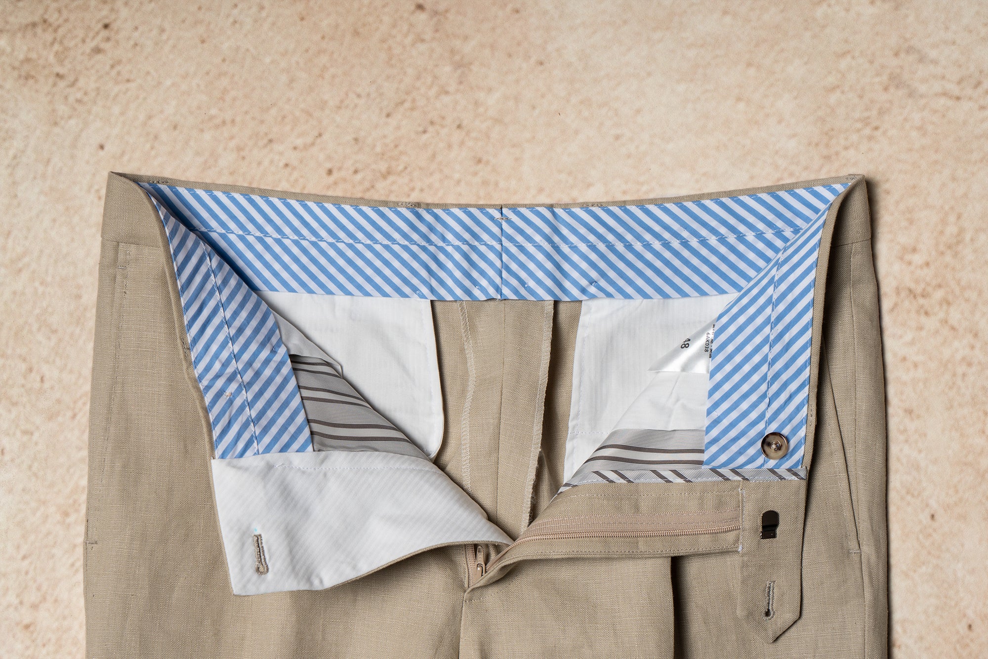MTO Stone Irish Linen Suit #326