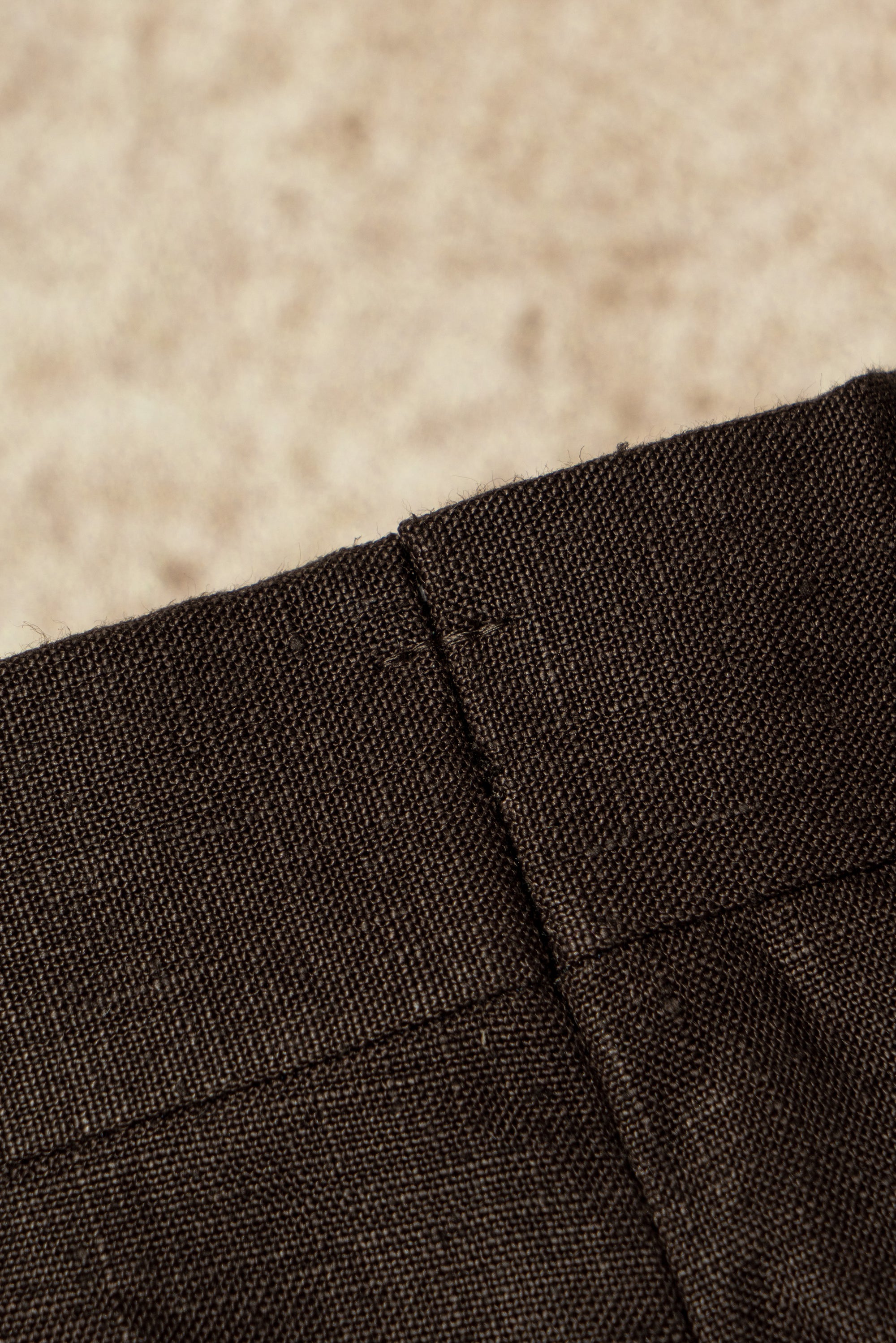MTO Brown Irish Linen Suit #325