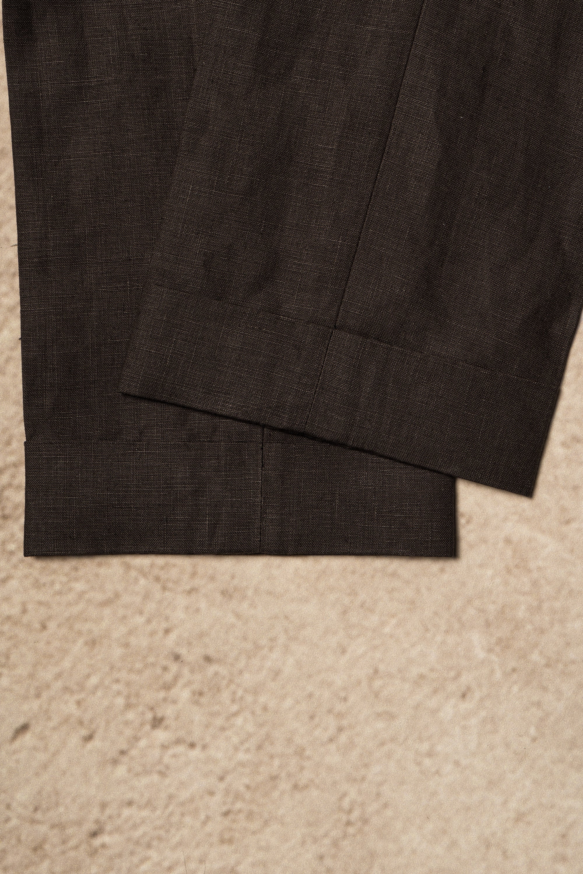 MTO Brown Irish Linen Suit #325