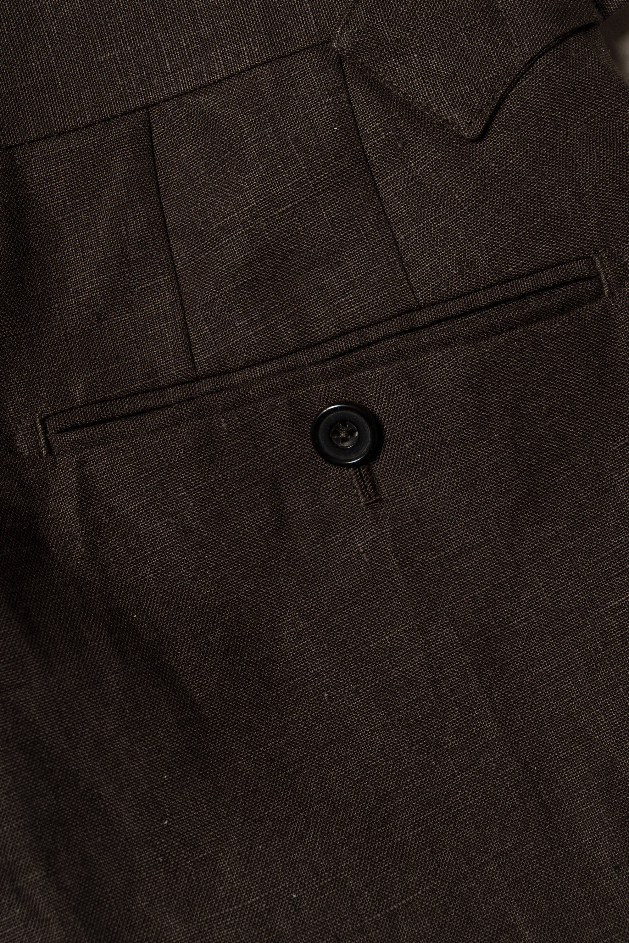 MTO Brown Irish Linen Suit #325