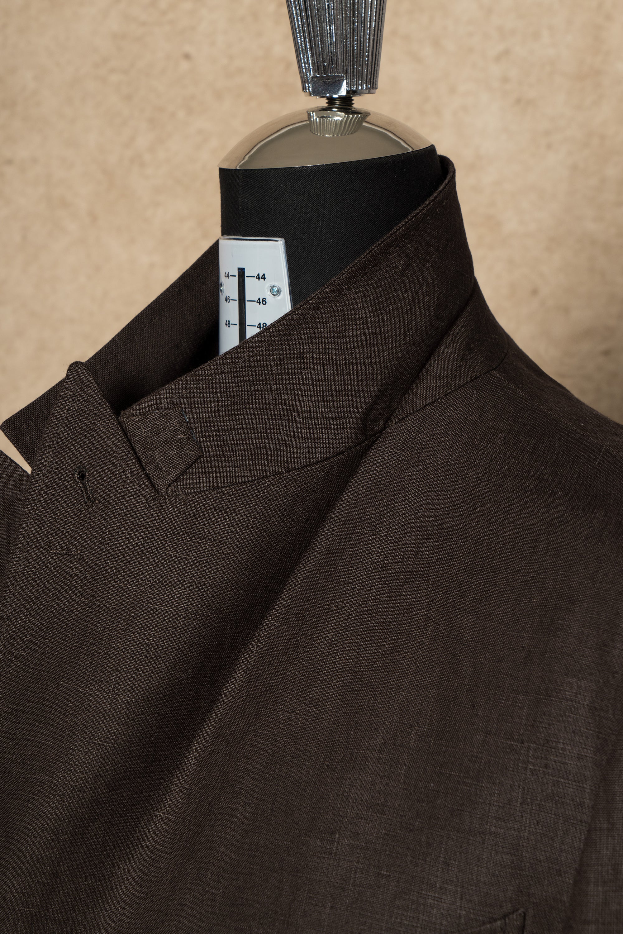 MTO Brown Irish Linen Suit #325