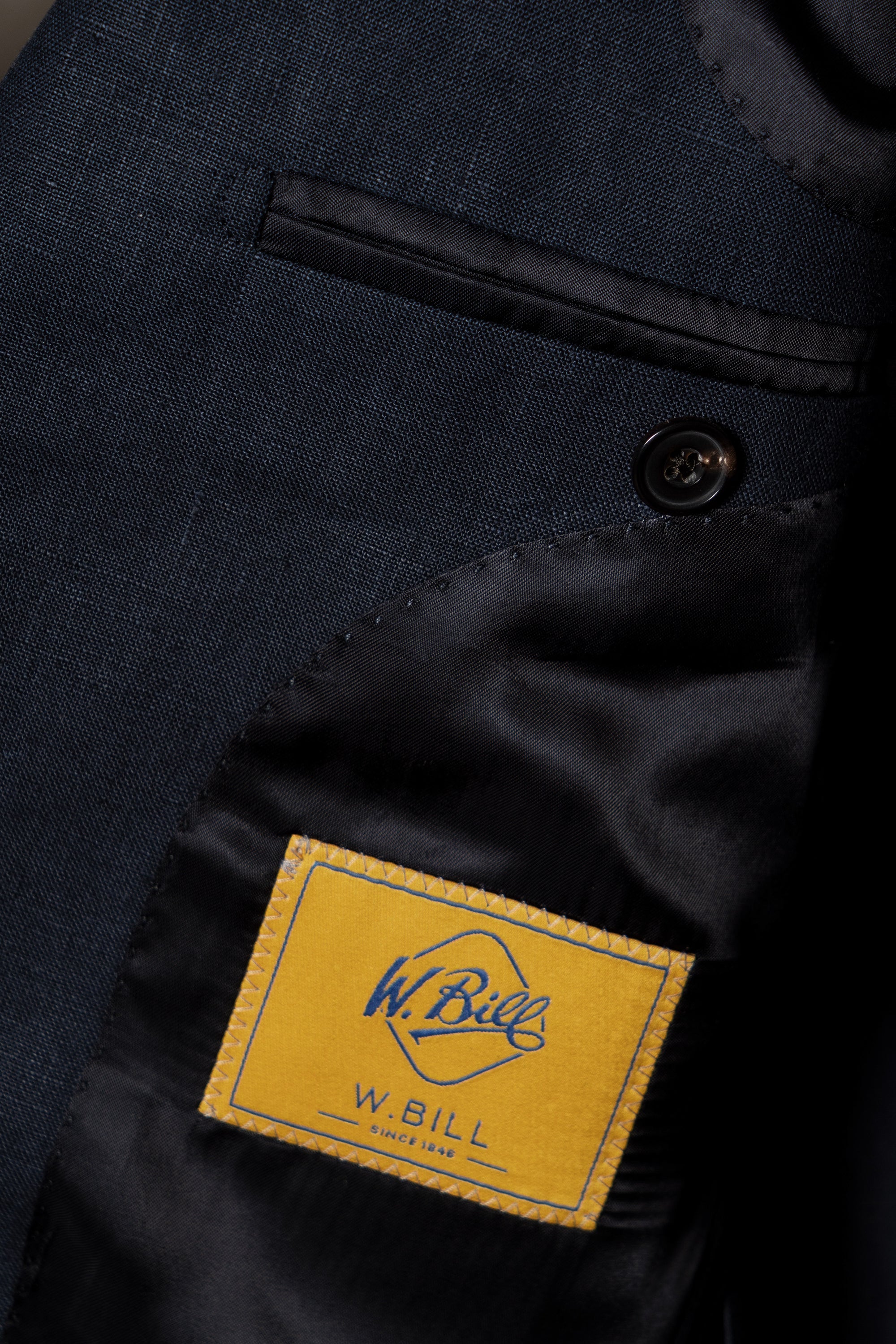 MTO Navy Irish Linen Suit #327