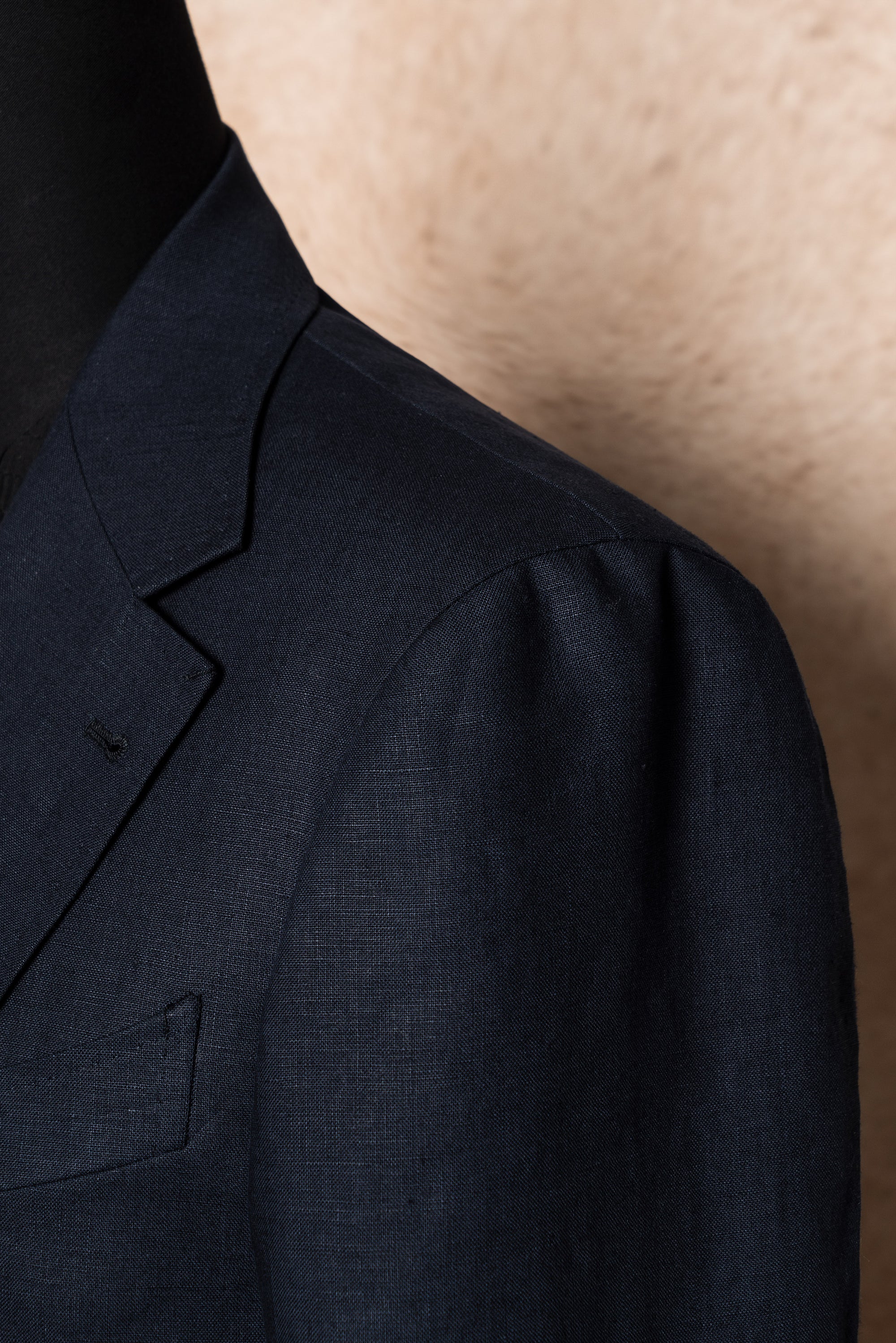 MTO Navy Irish Linen Suit #327