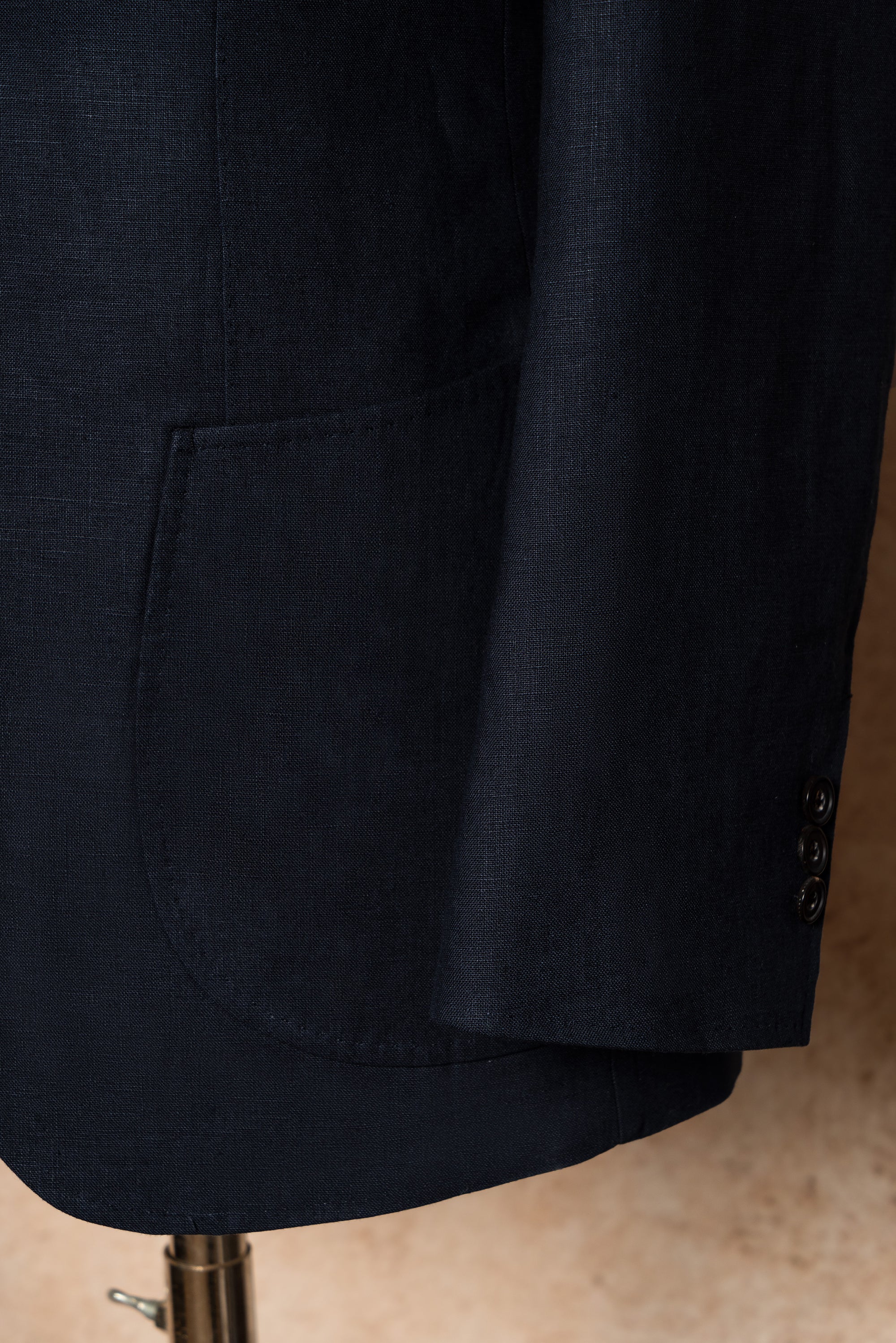 MTO Navy Irish Linen Suit #327