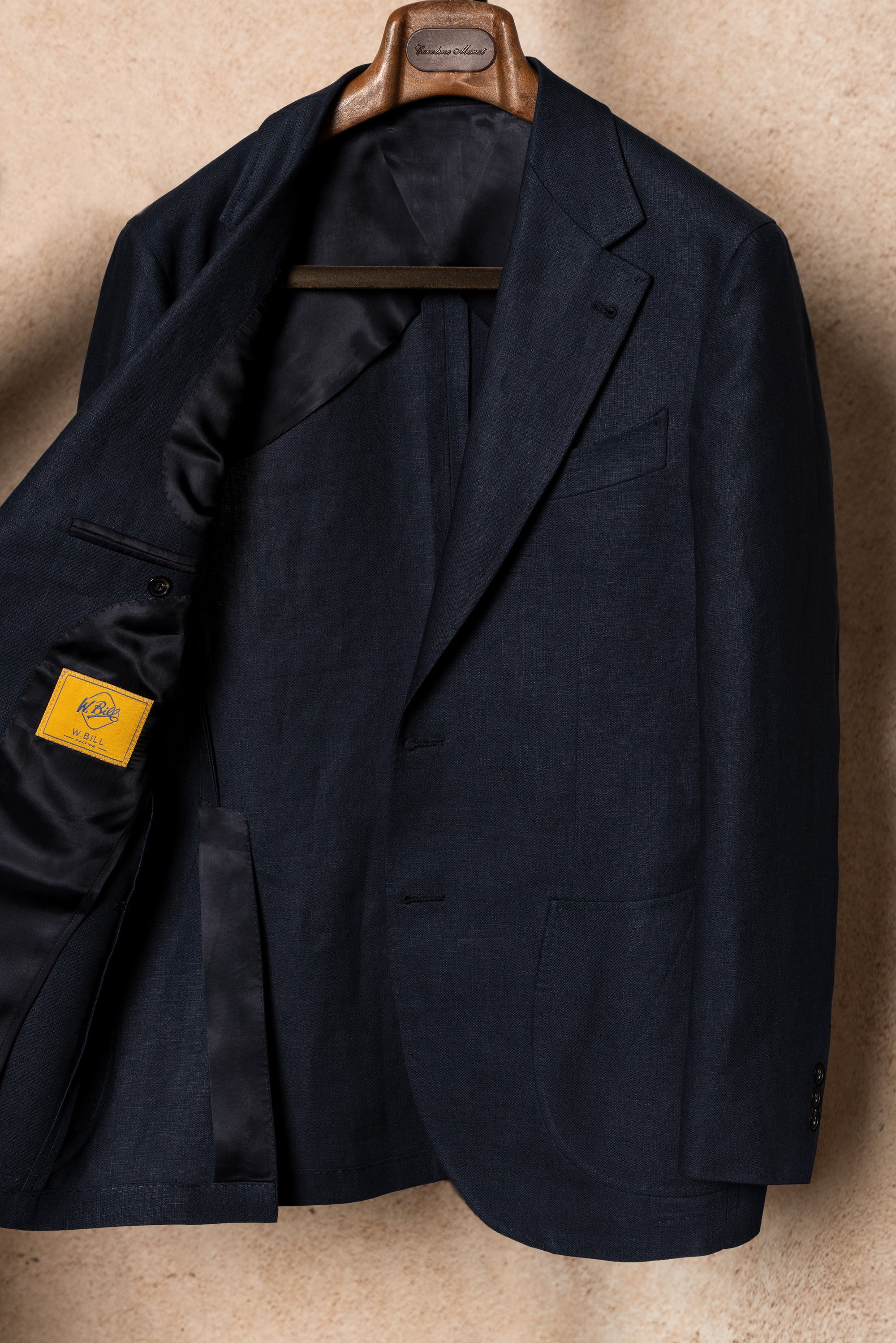 MTO Navy Irish Linen Suit #327