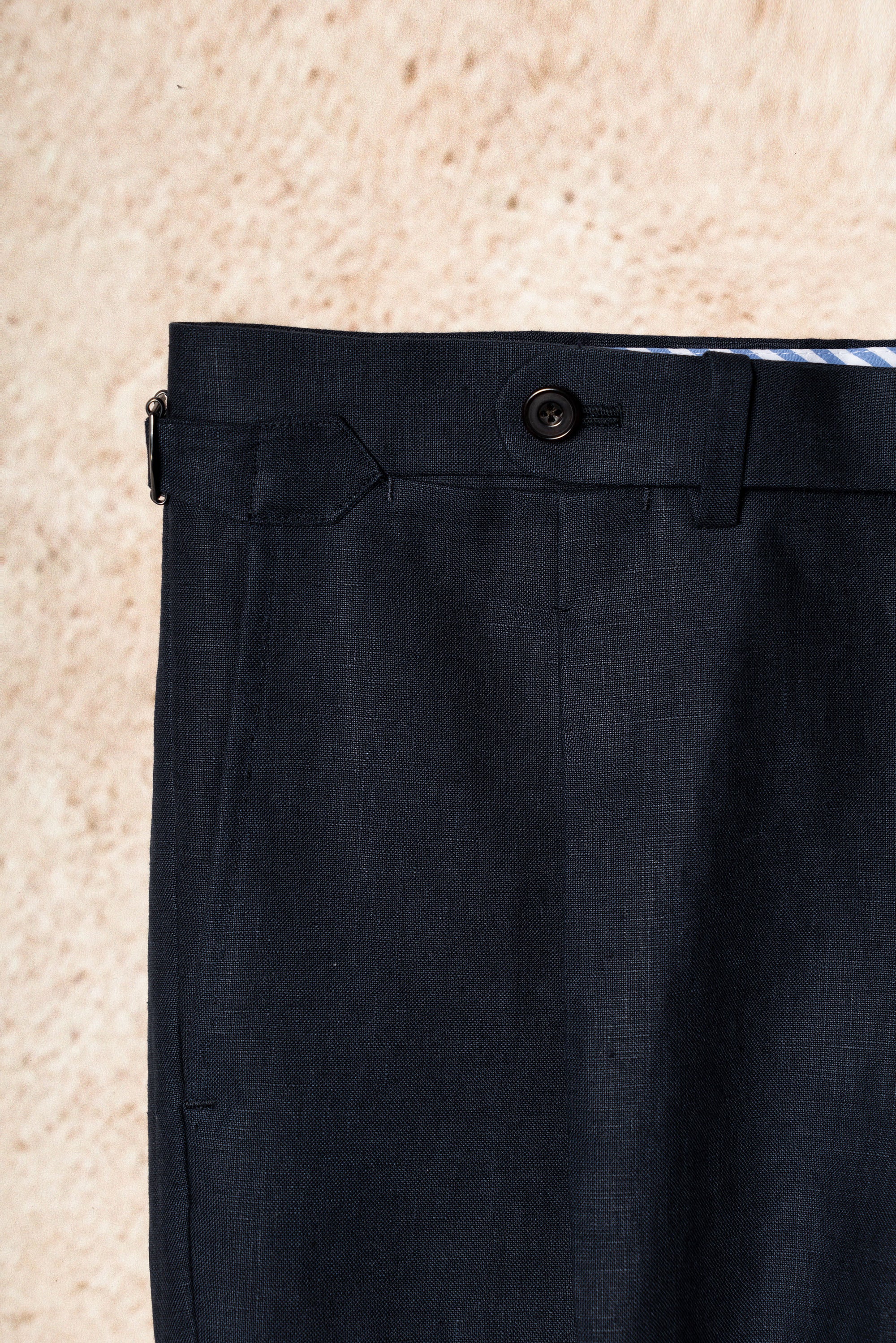 MTO Navy Irish Linen Suit #327