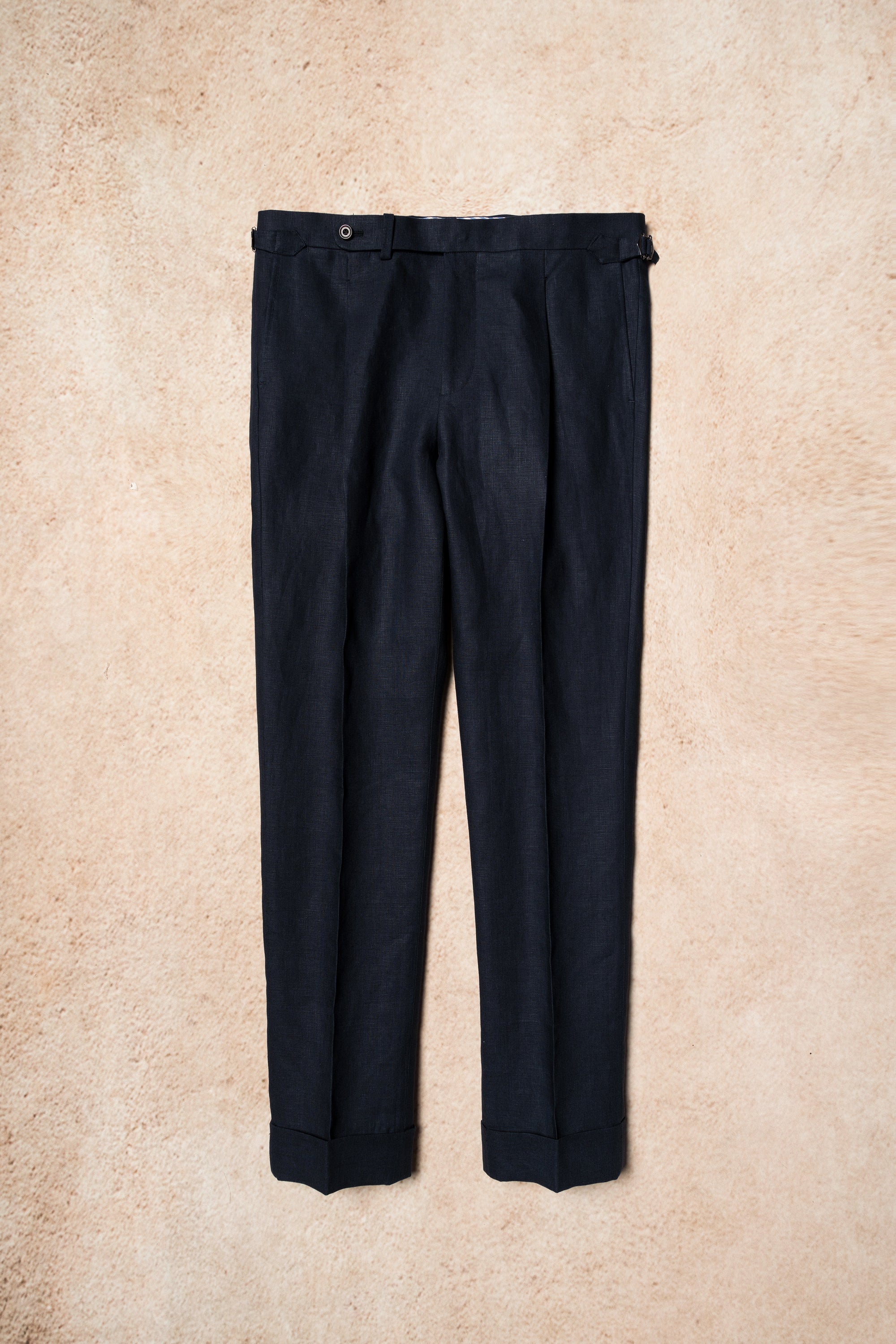 MTO Navy Irish Linen Suit #327