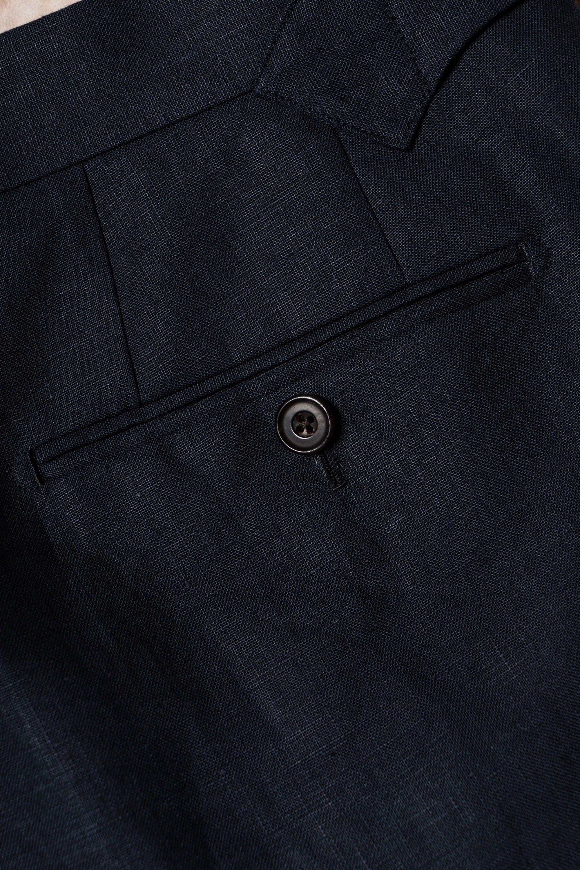 MTO Navy Irish Linen Suit #327