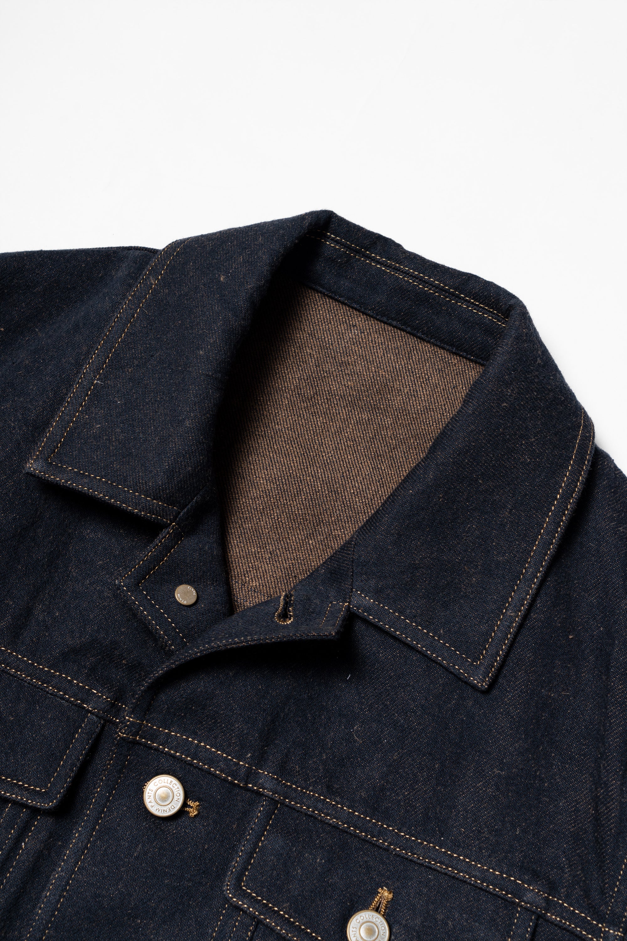 Denim Cotton Linen Blouson Jacket