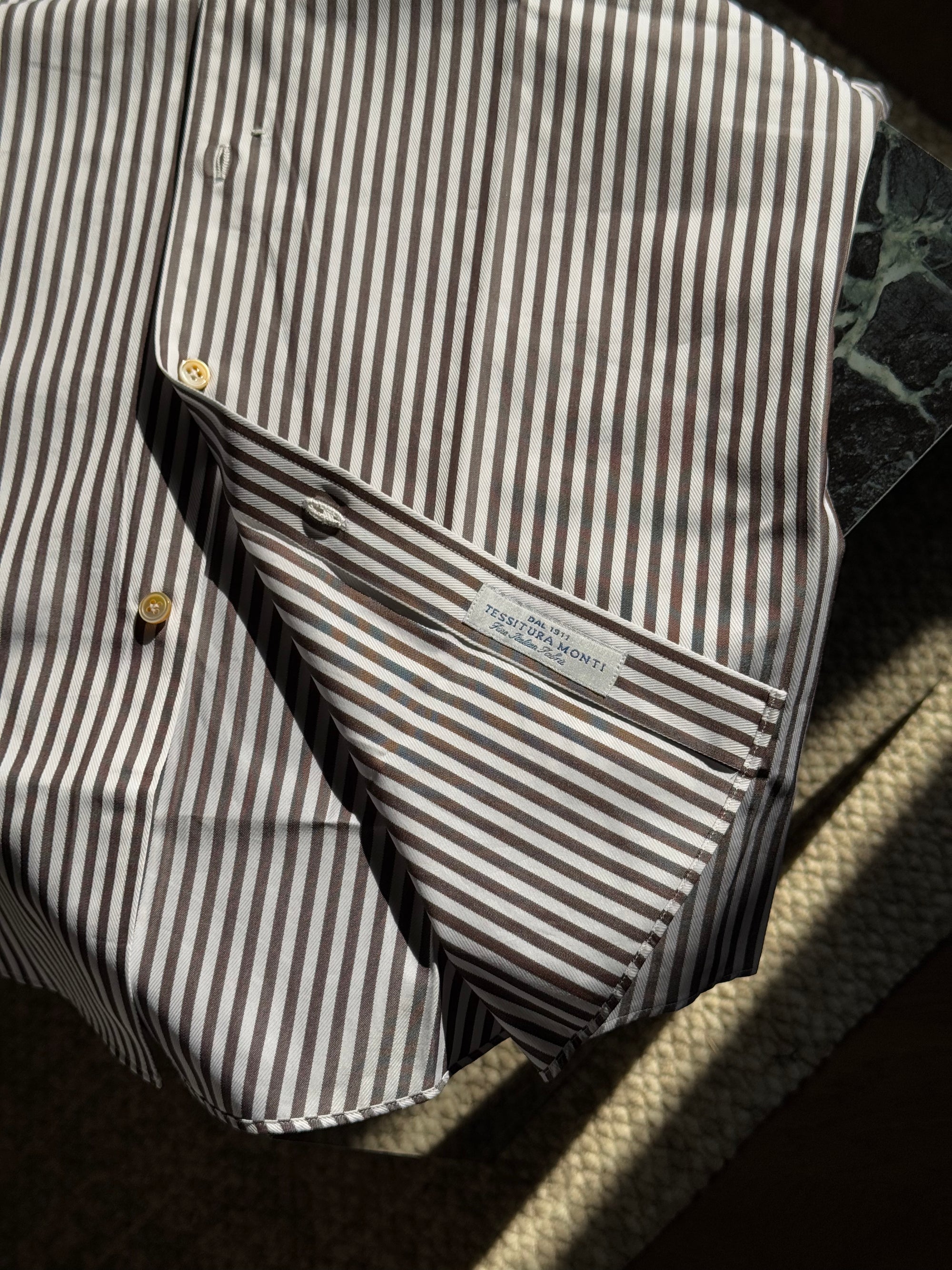 MTO Hand-stitched Stripe Shirt #29 #34