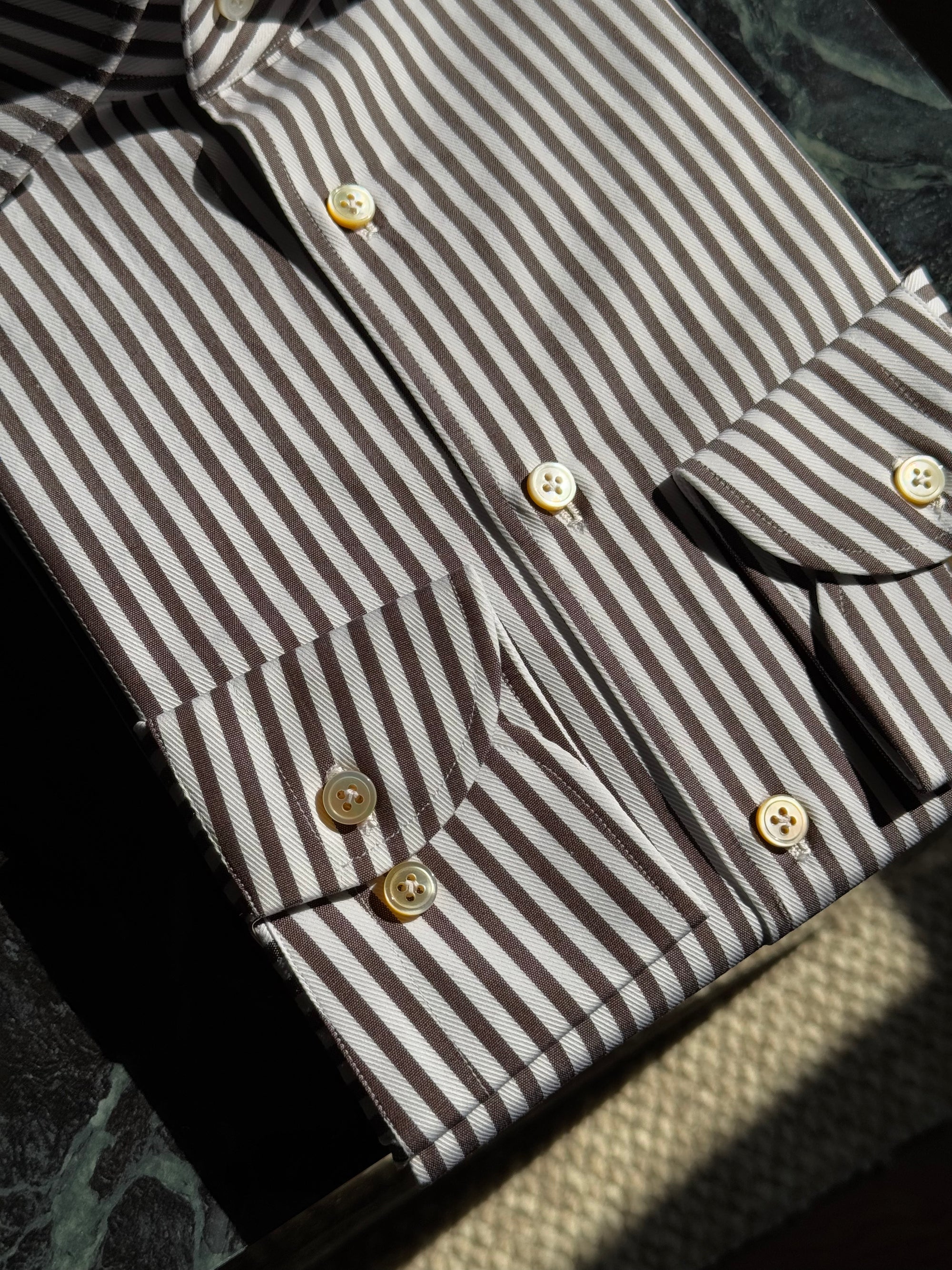 MTO Hand-stitched Stripe Shirt #29 #34