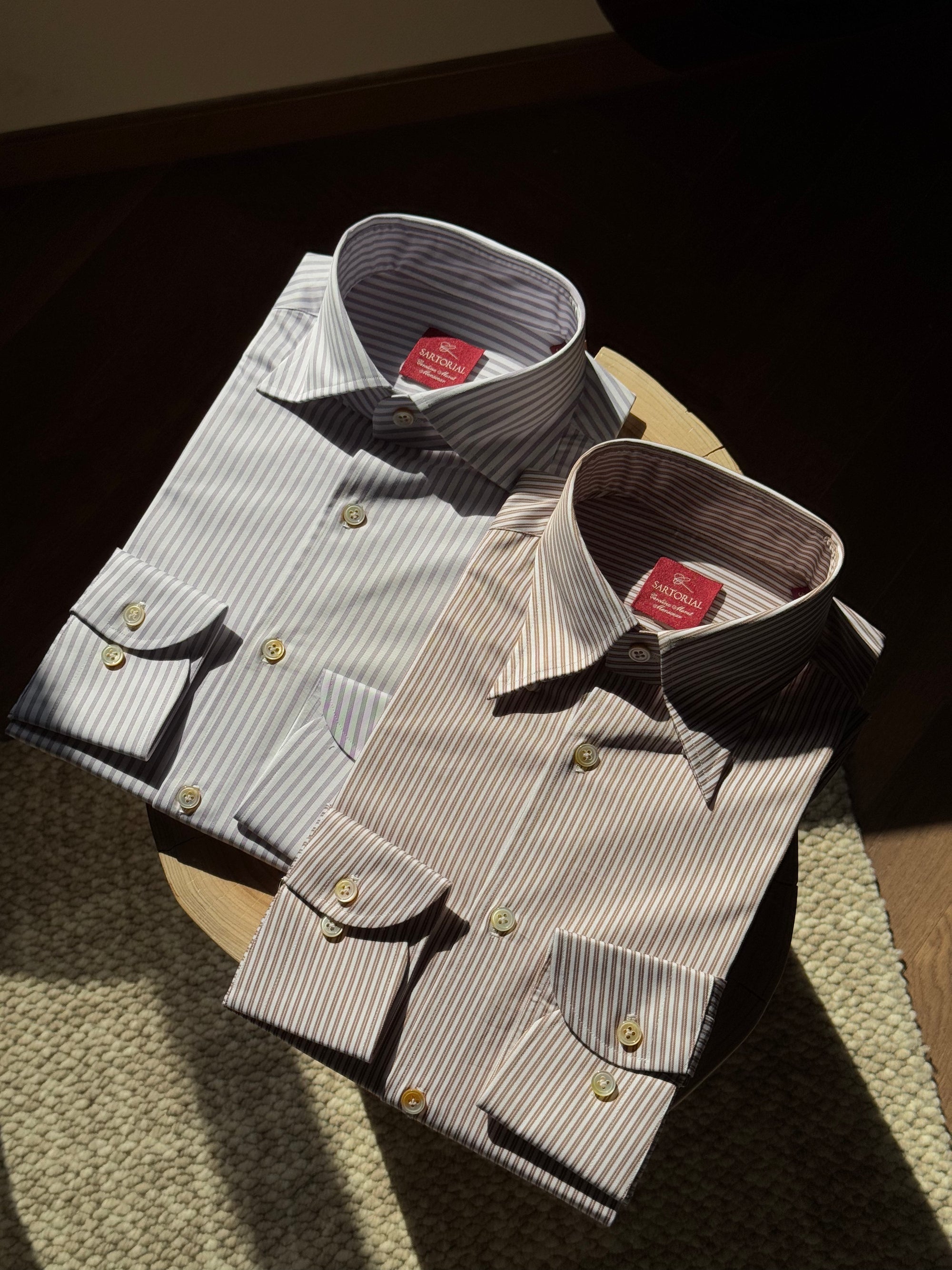 MTO Hand-stitched Stripe Shirt #31 #35