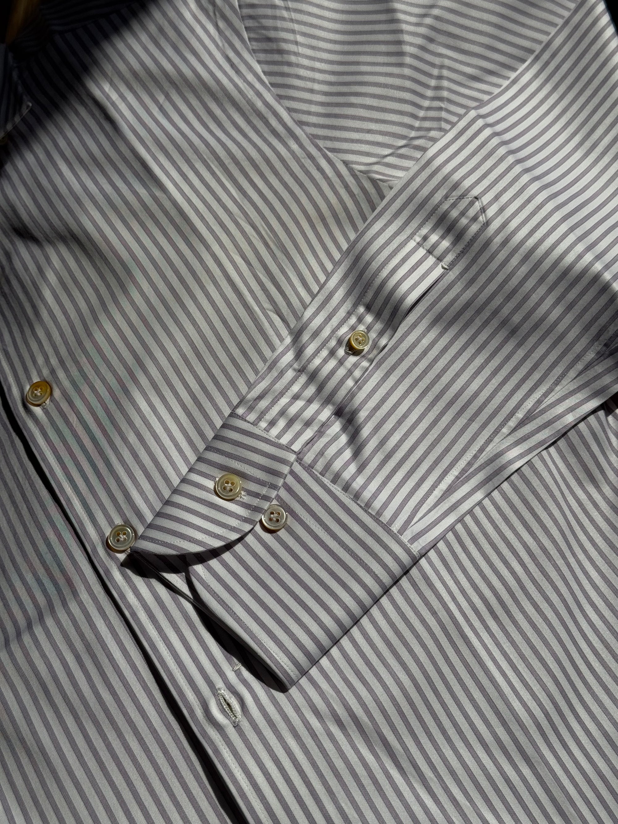 MTO Hand-stitched Stripe Shirt #31 #35