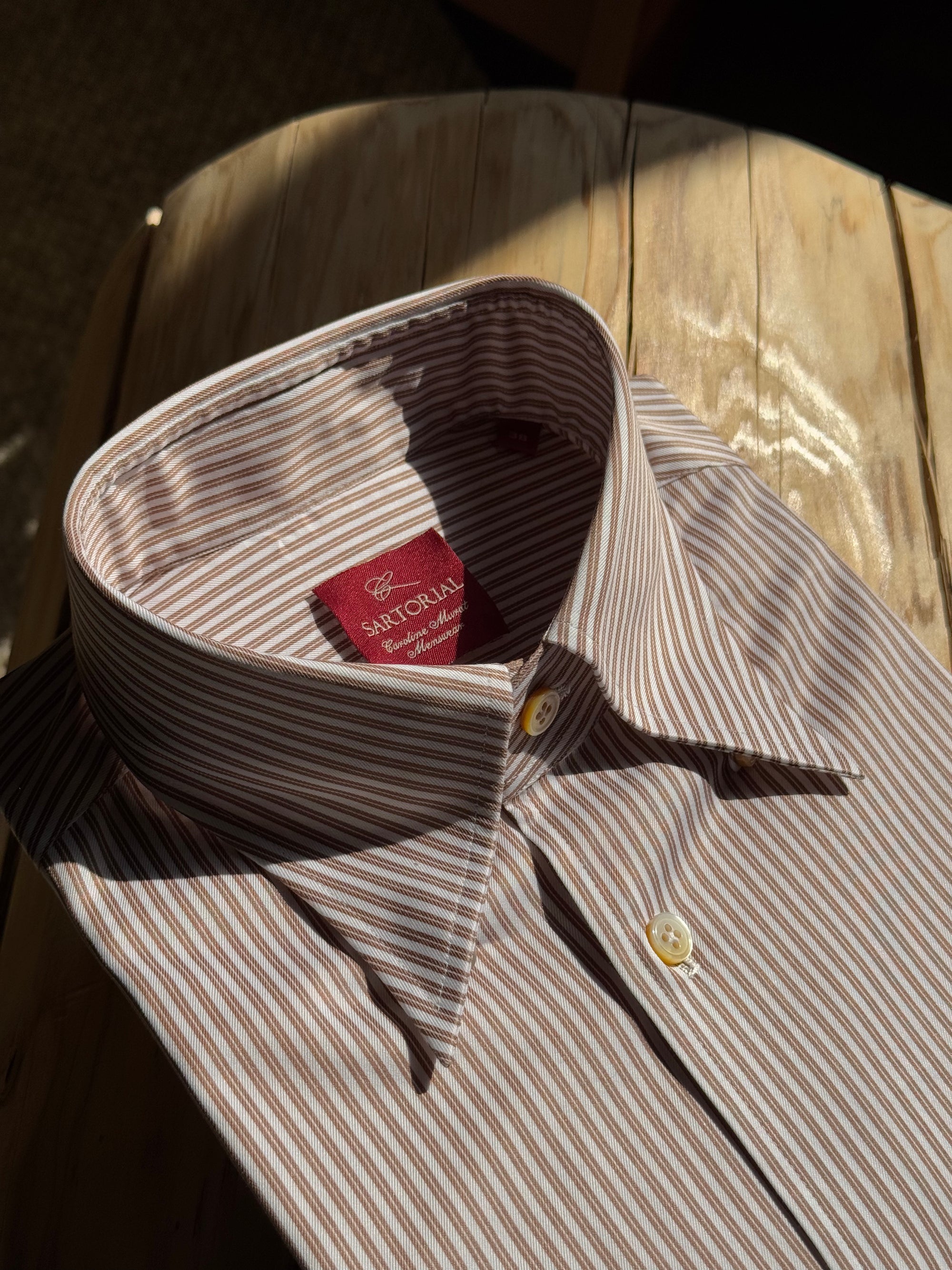 MTO Hand-stitched Stripe Shirt #31 #35