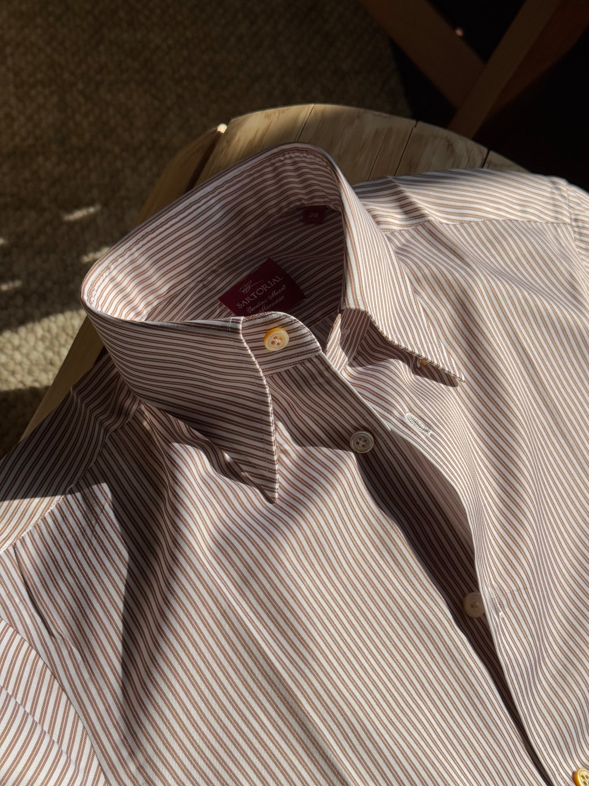 MTO Hand-stitched Stripe Shirt #31 #35