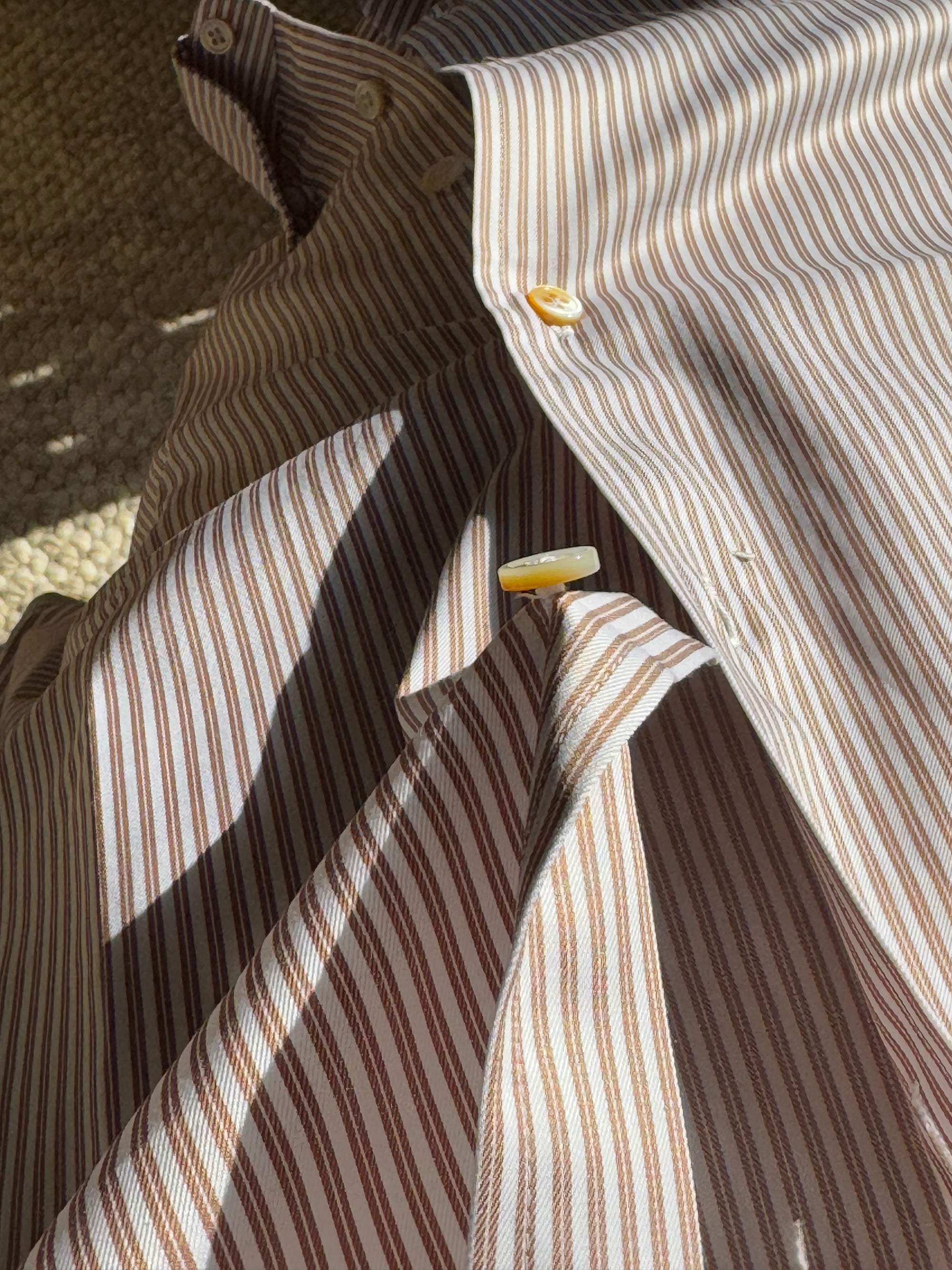 MTO Hand-stitched Stripe Shirt #31 #35