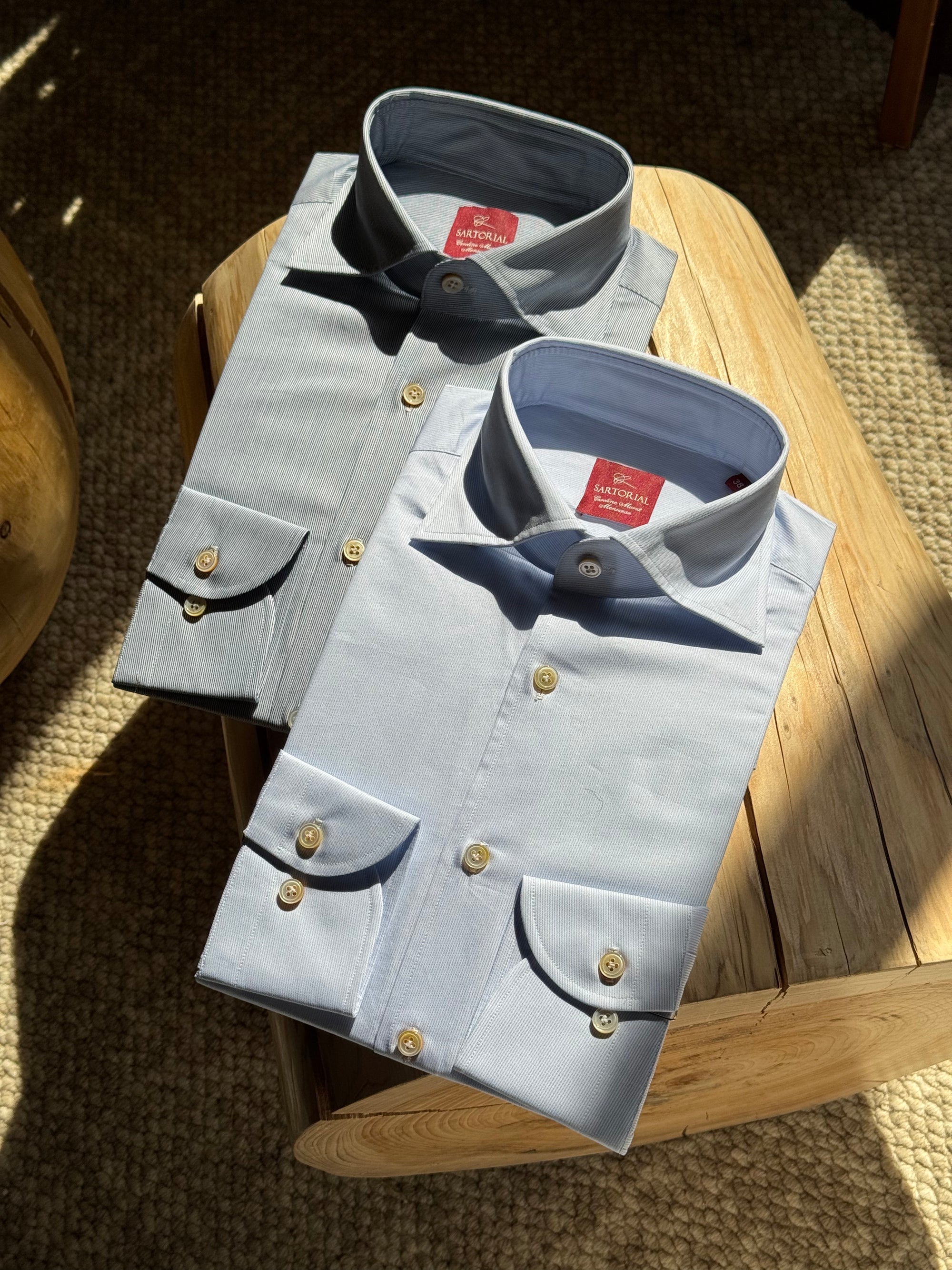 MTO Hand-stitched Stripe Shirt #32 #33