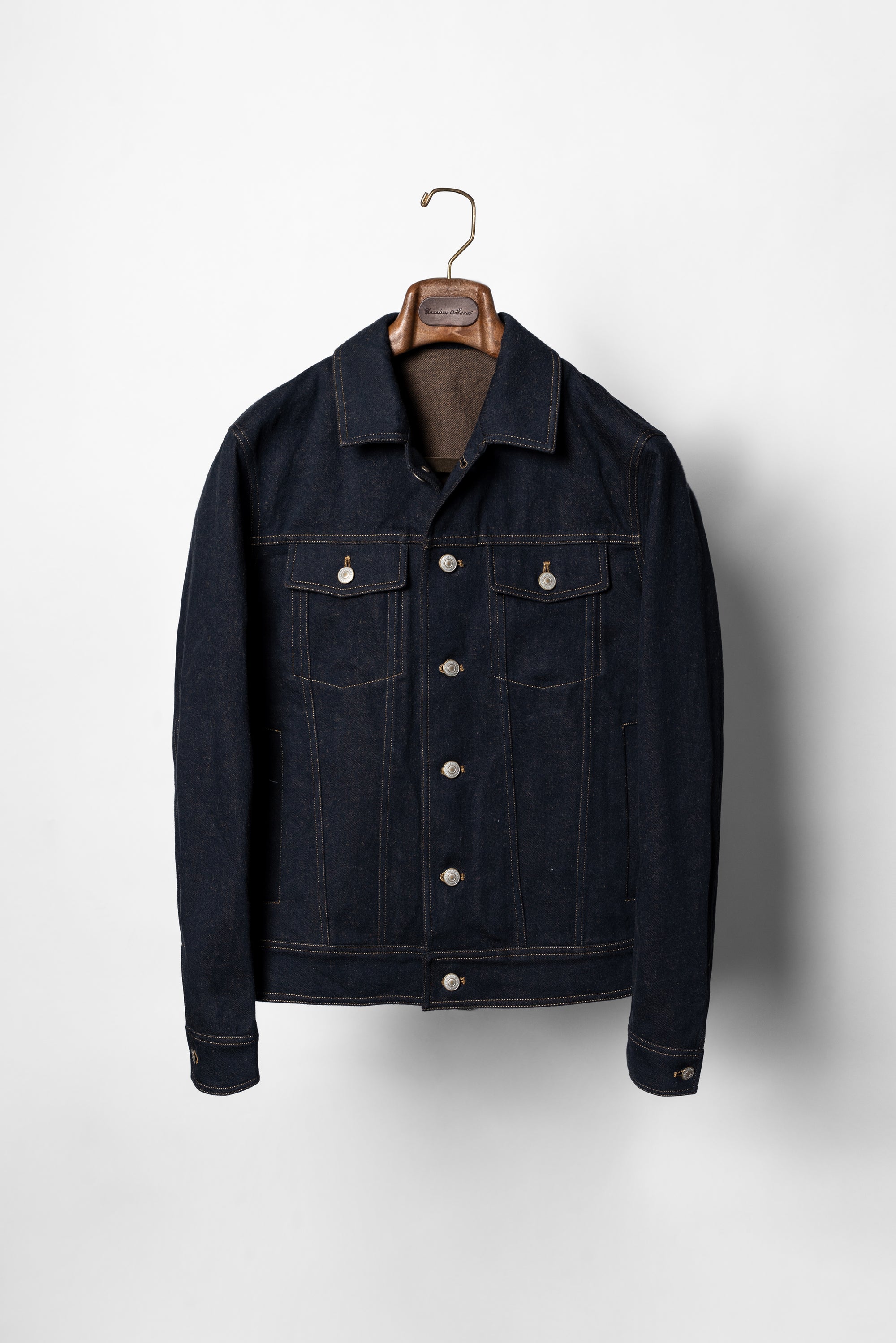 Denim Cotton Linen Blouson Jacket
