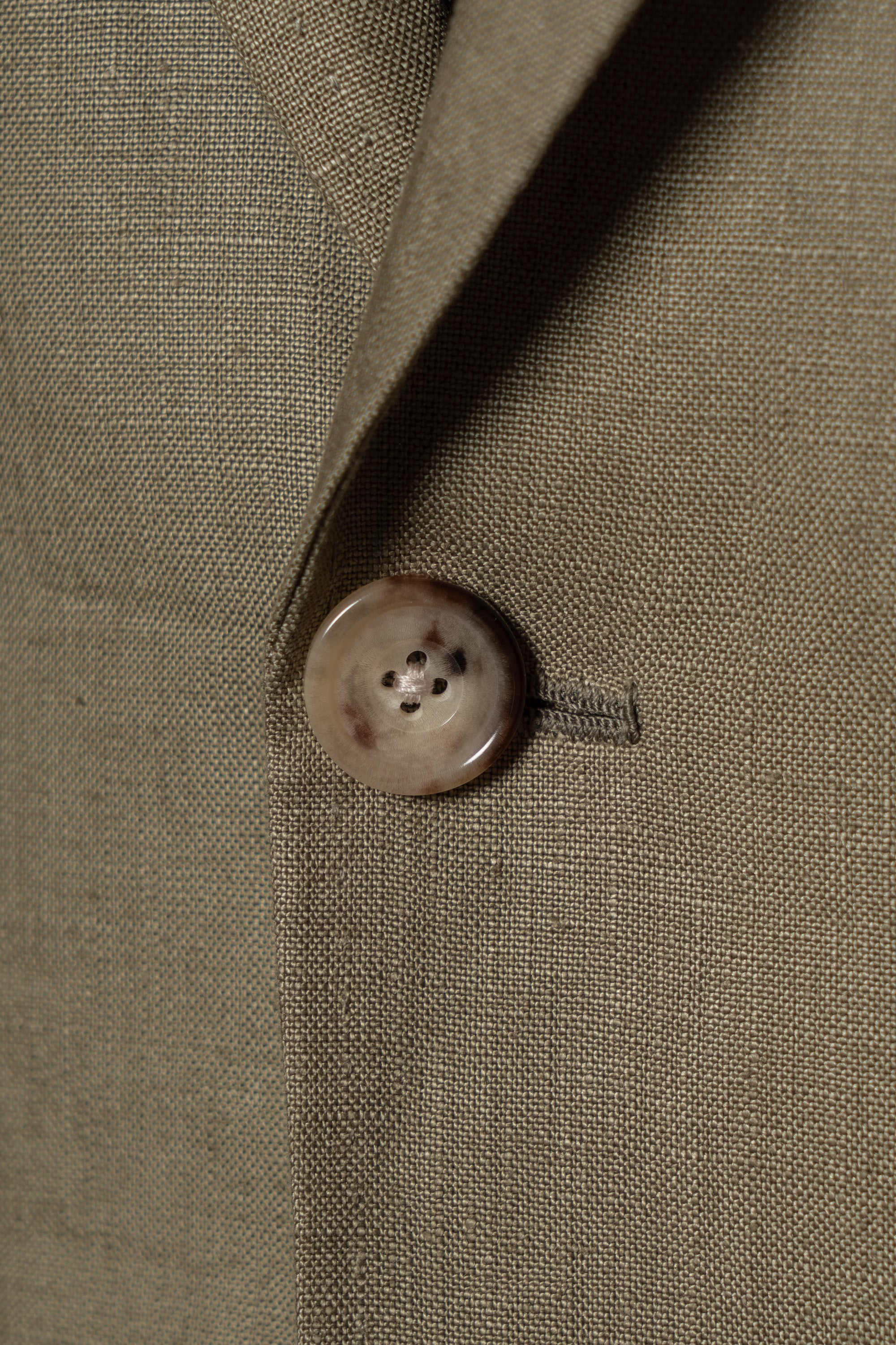 MTO Olive Irish Linen Suit #324