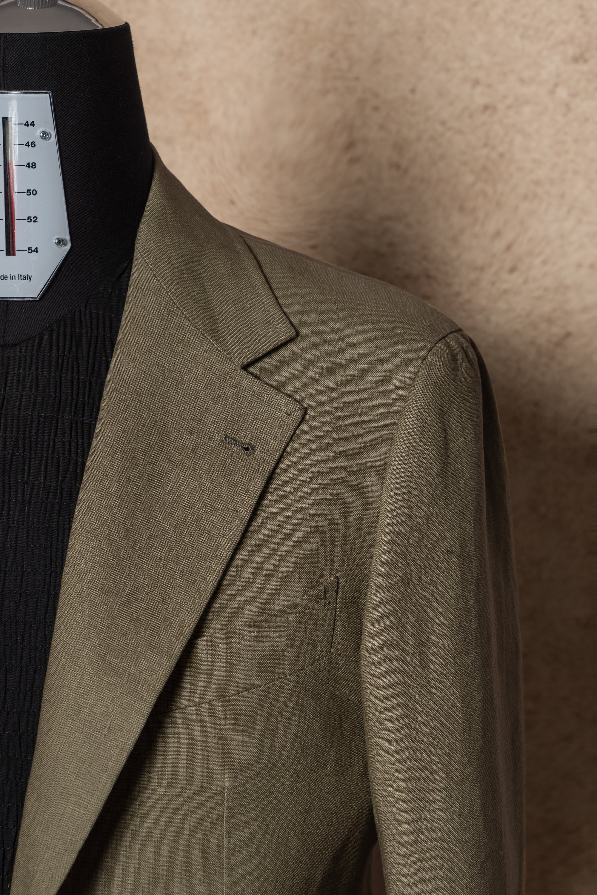 MTO Olive Irish Linen Suit #324