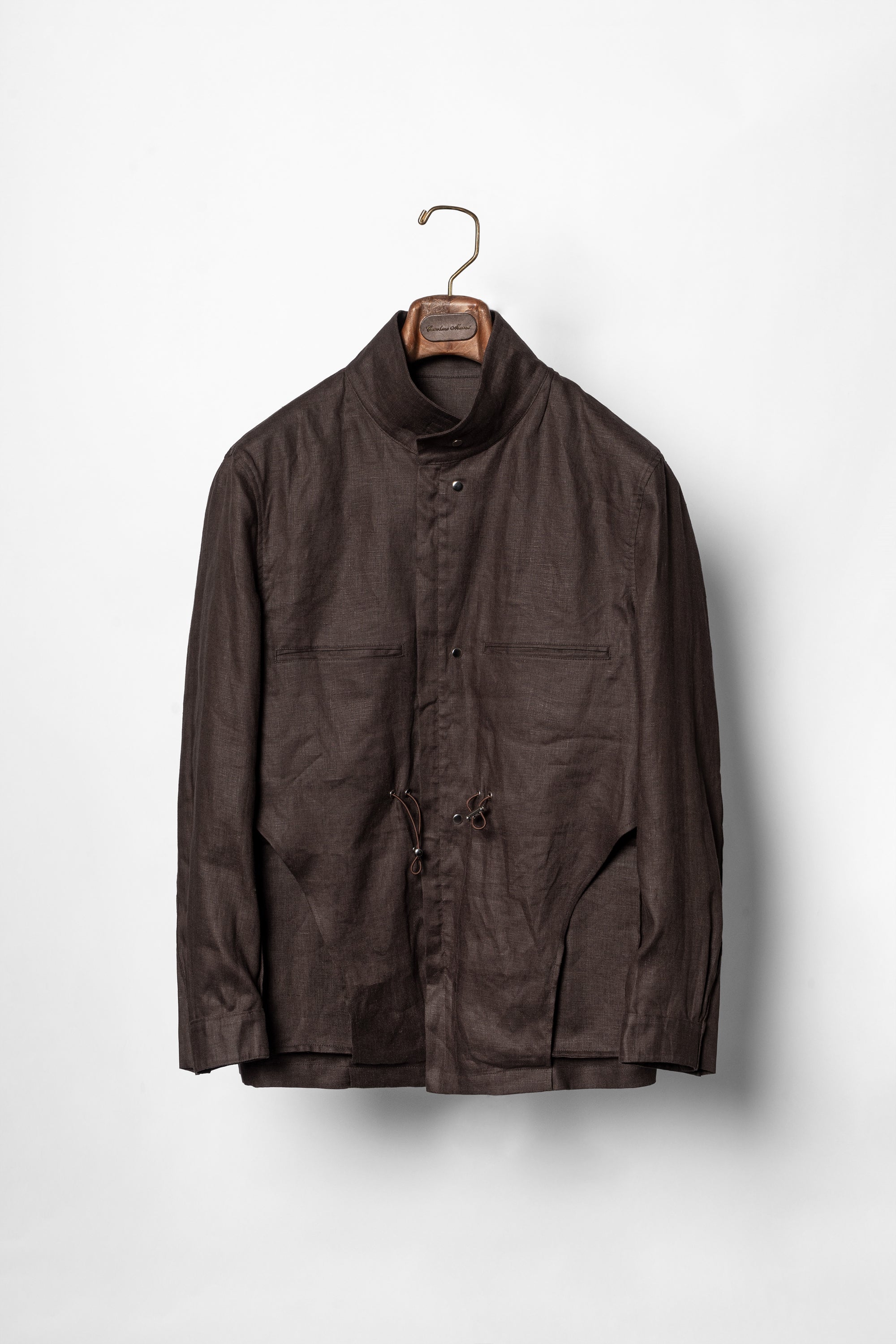 Brown Linen M65 Jacket