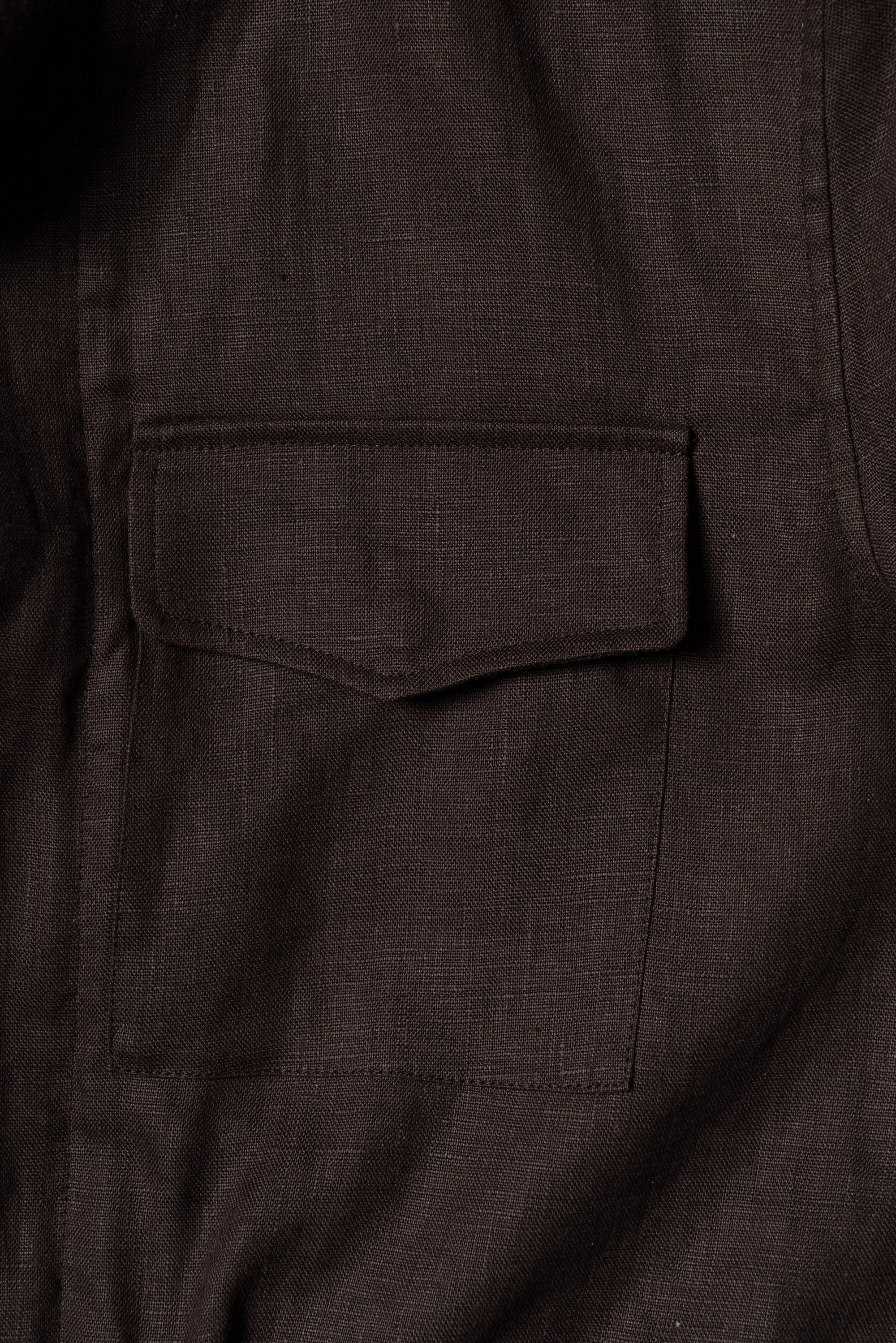 Brown Linen M65 Jacket