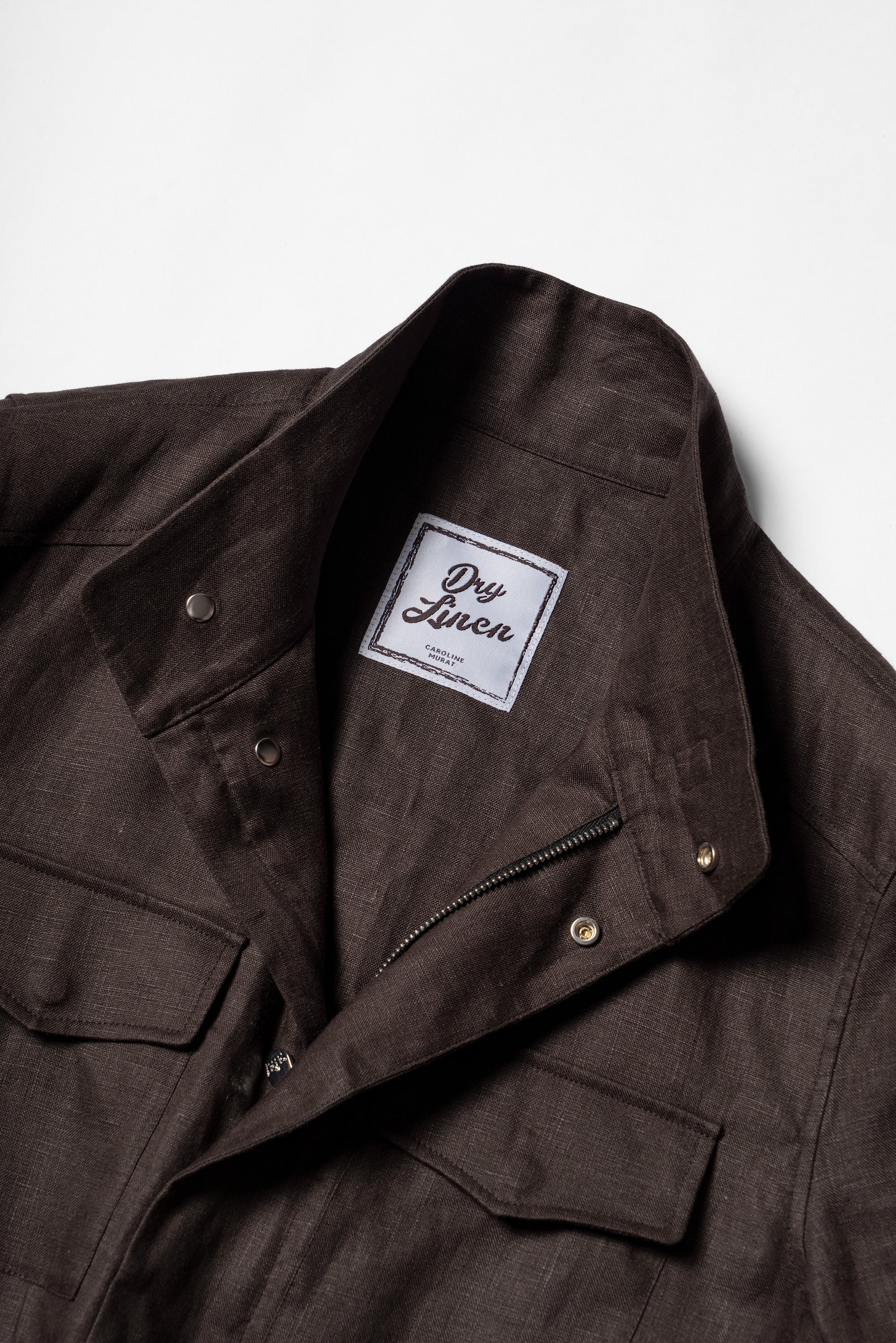 Brown Linen M65 Jacket