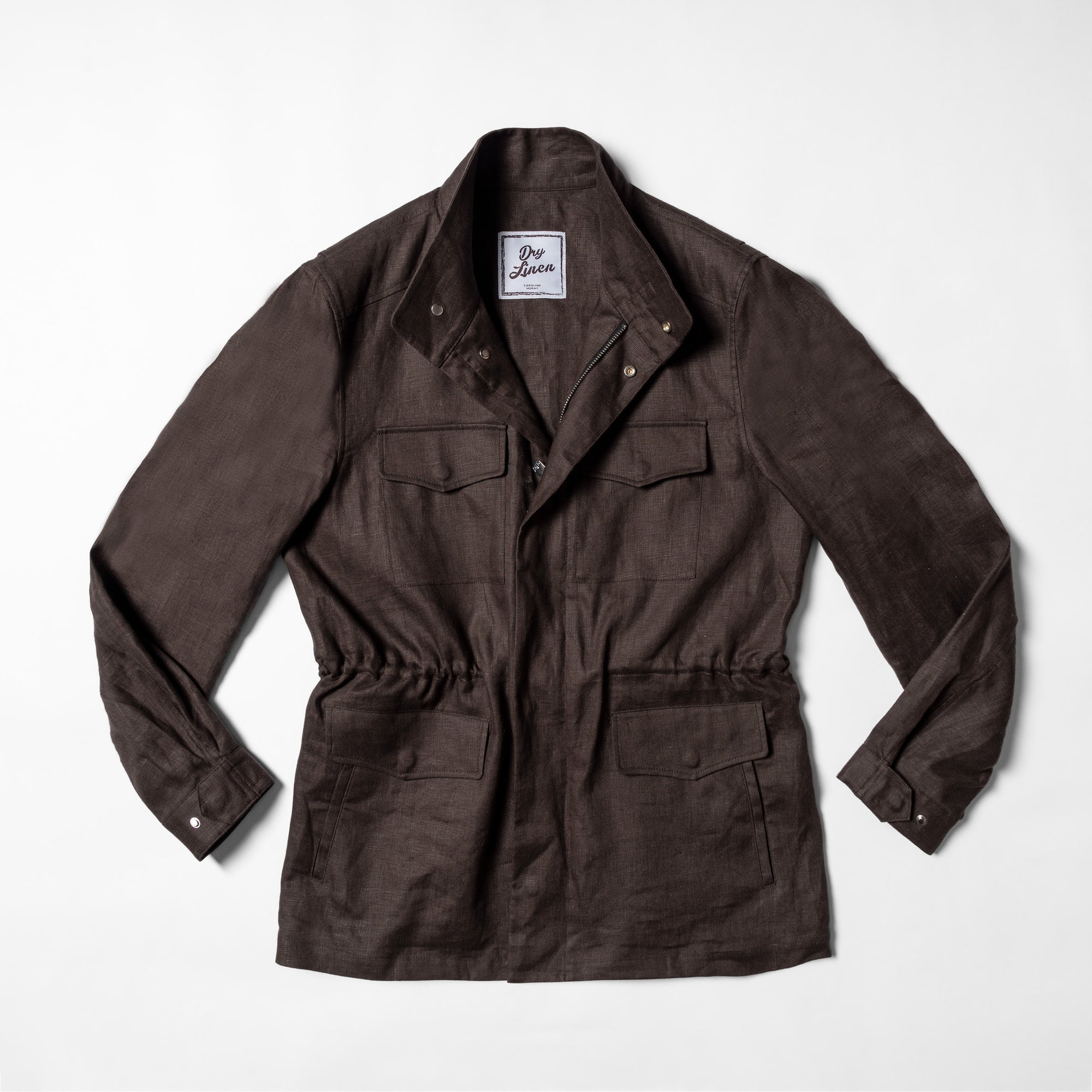 Brown Linen M65 Jacket