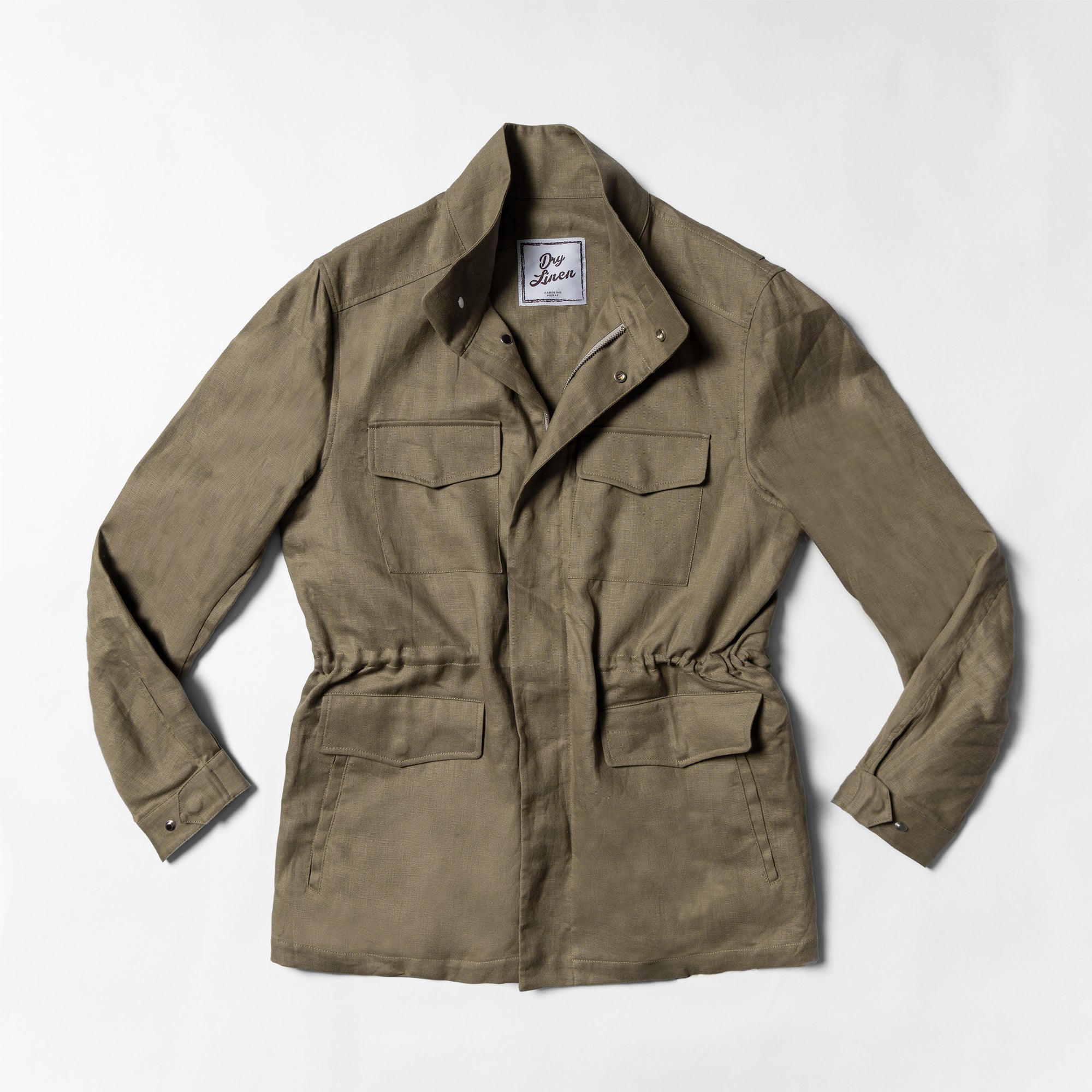 Olive Linen M65 Jacket