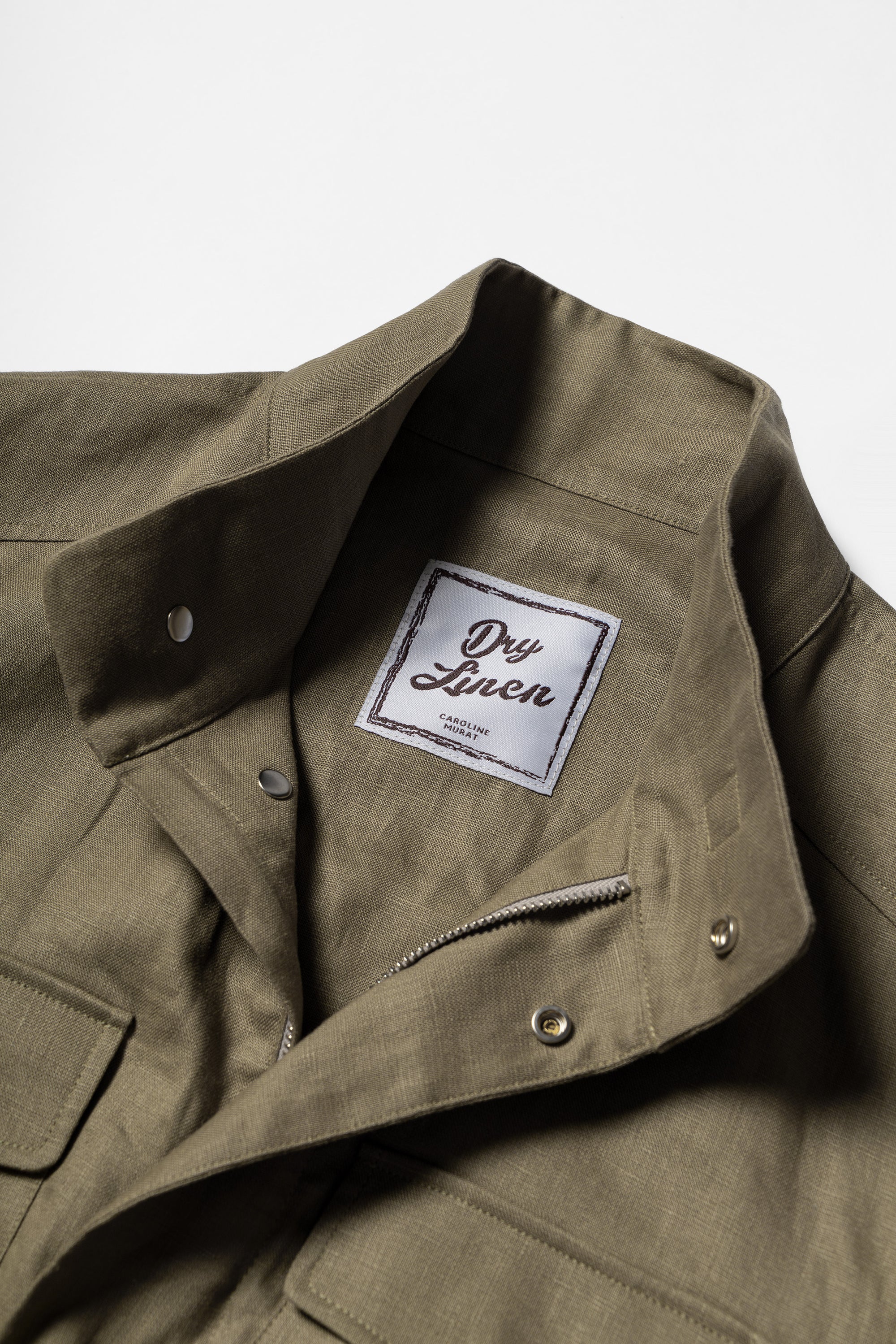 Olive Linen M65 Jacket