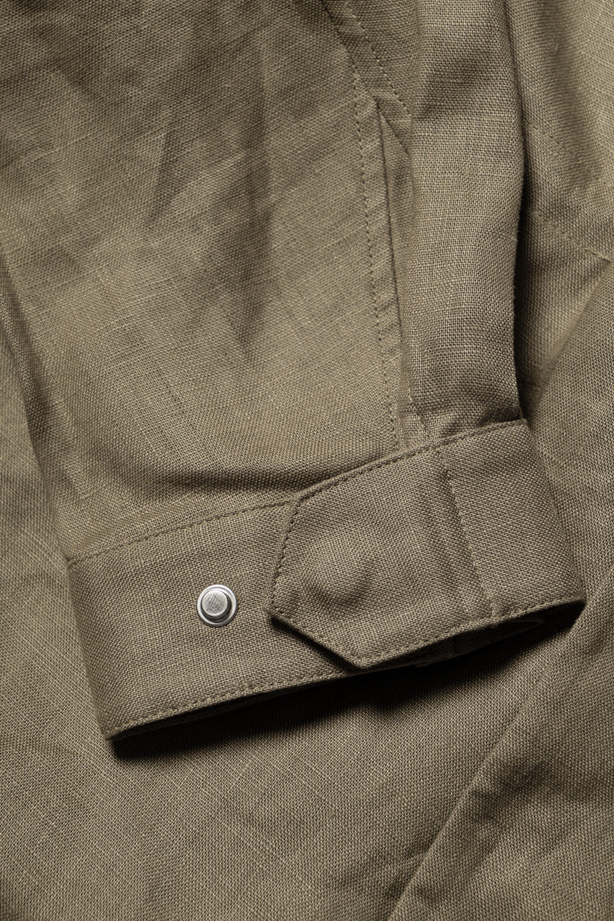 Olive Linen M65 Jacket