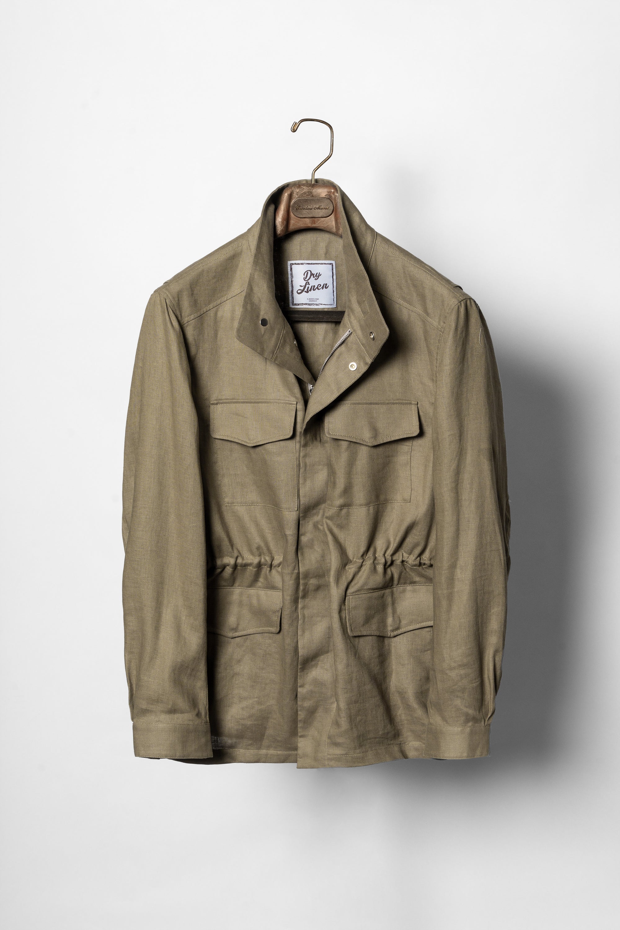 Olive Linen M65 Jacket