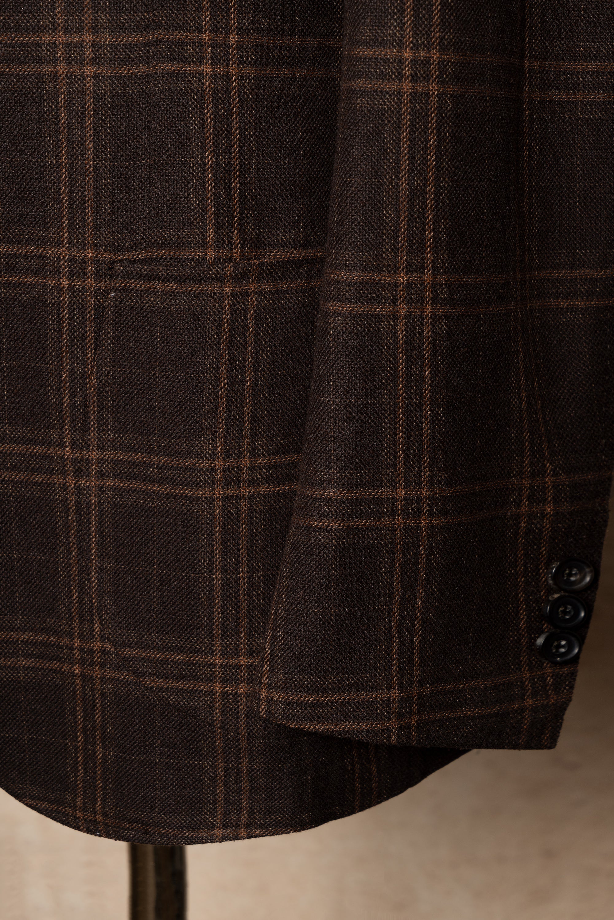 Brown Tangerine Windowpane Jacket #330