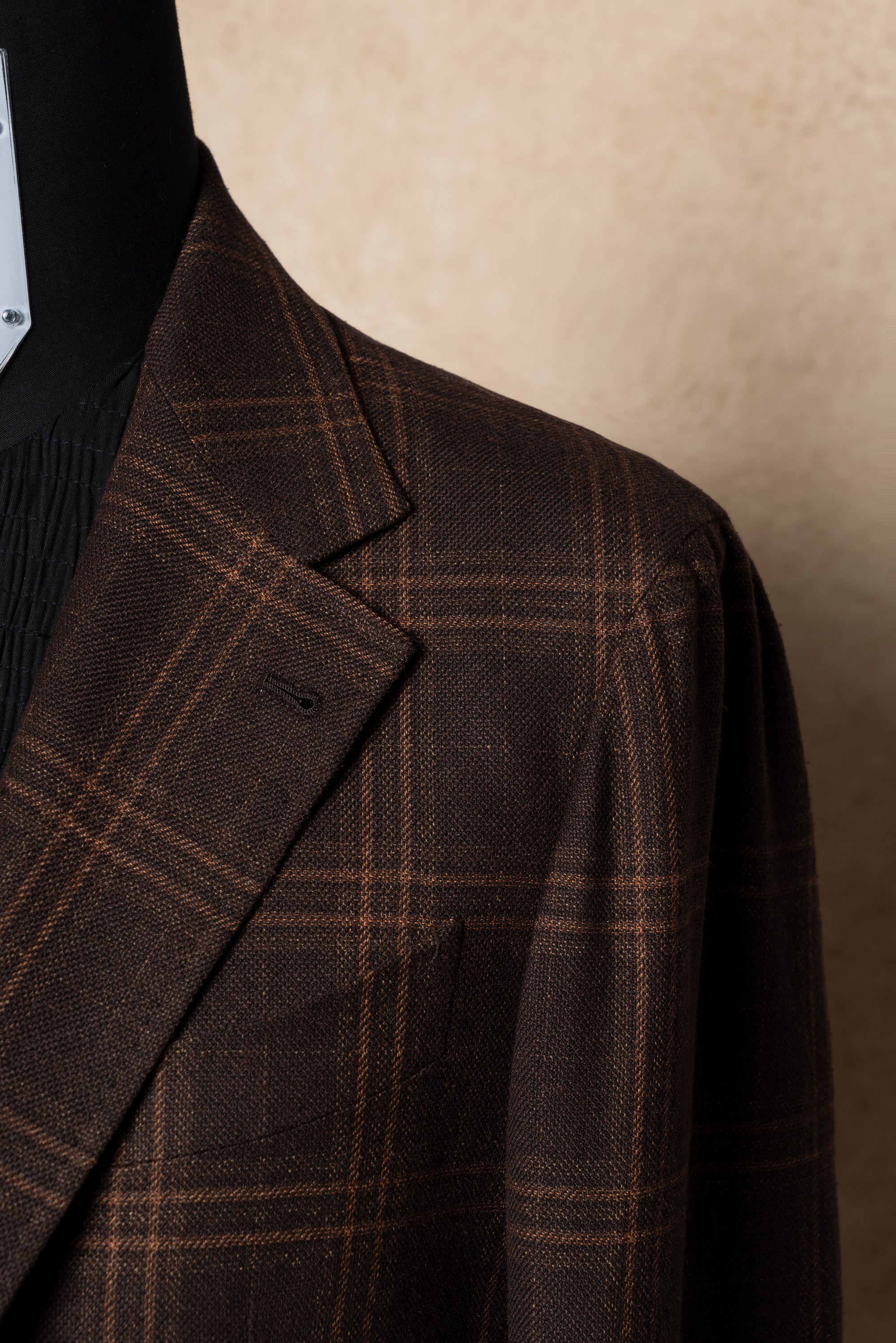 Brown Tangerine Windowpane Jacket #330