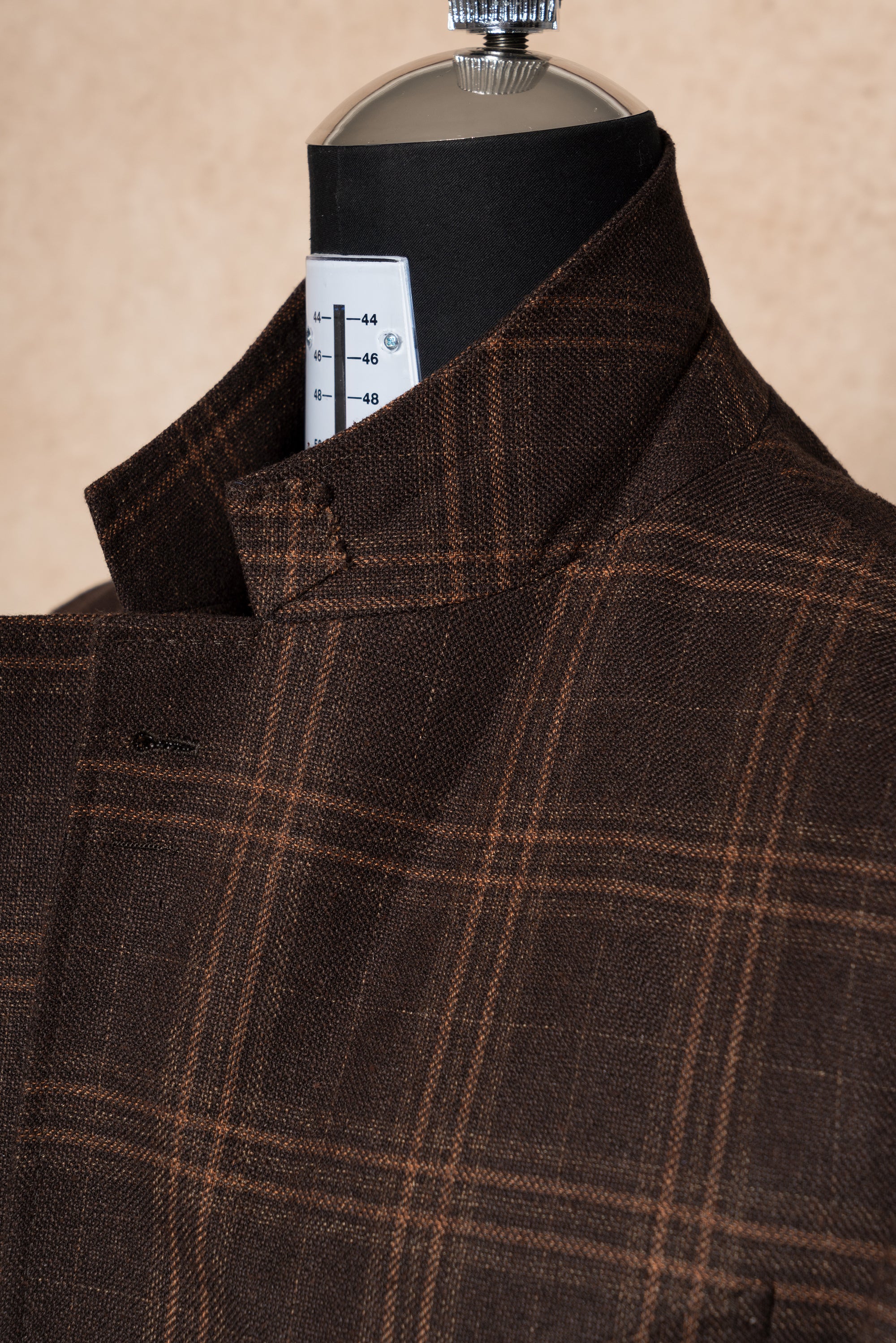 Brown Tangerine Windowpane Jacket #330