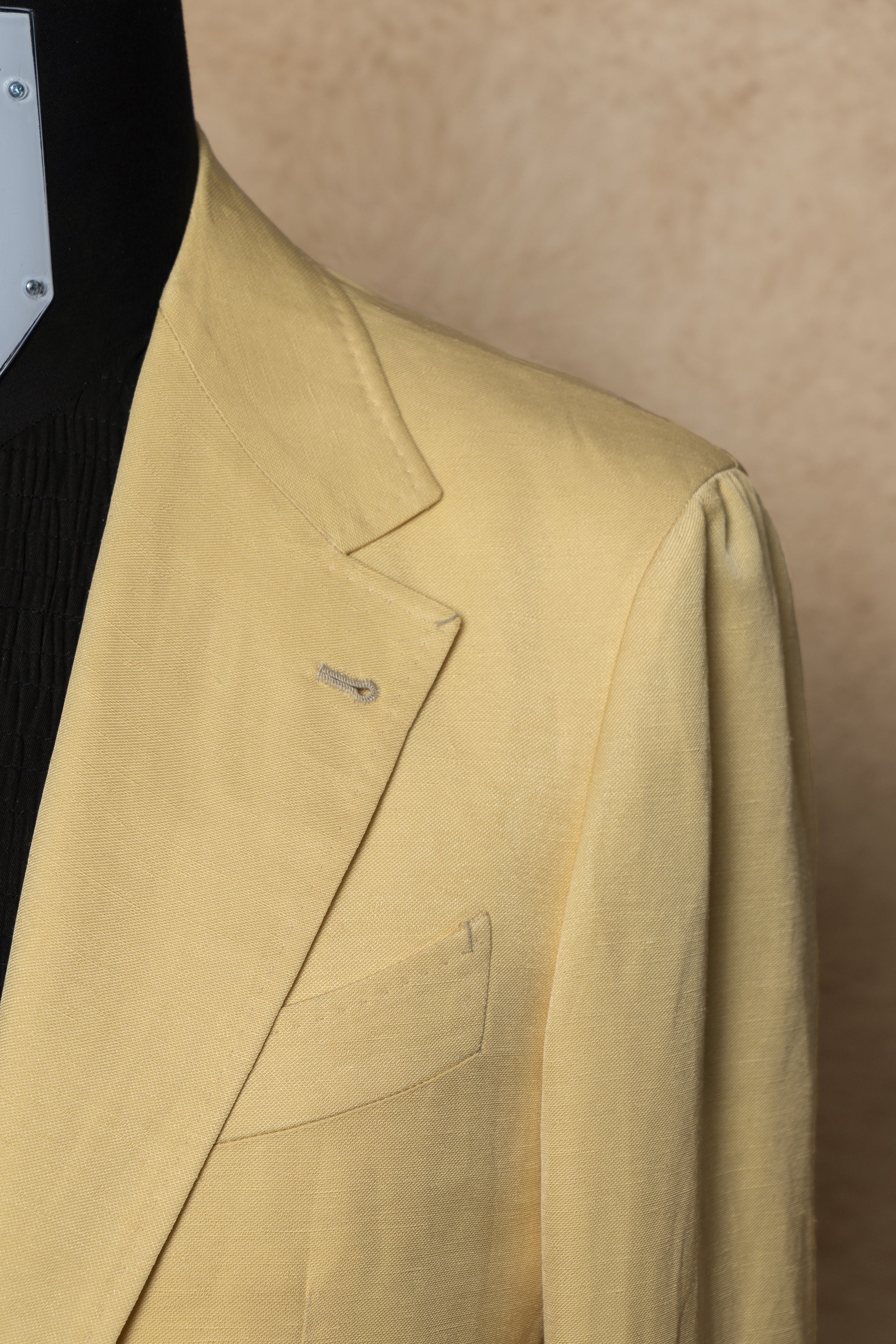 Sicily Yellow Linen Wool Jacket #298