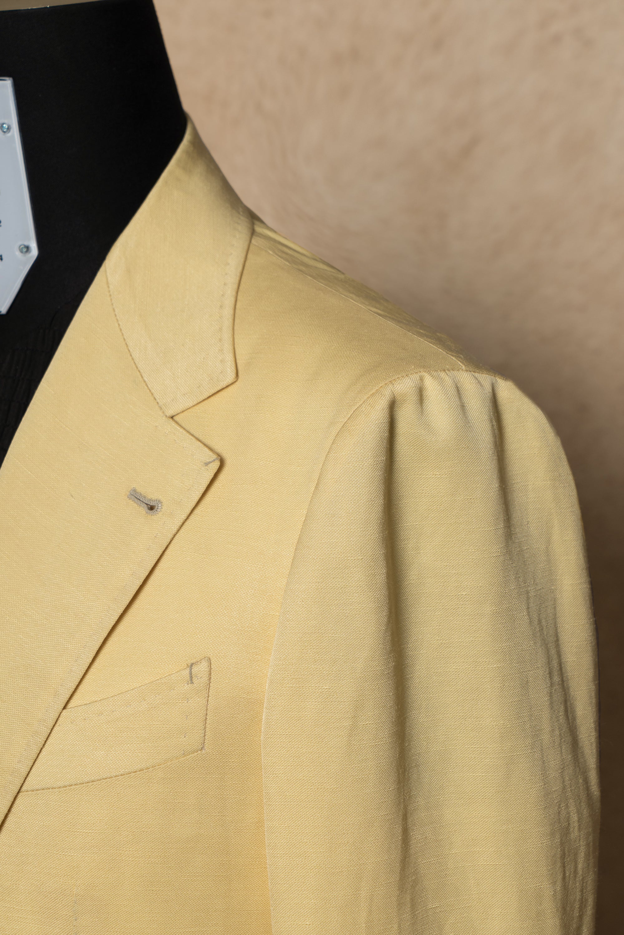 Sicily Yellow Linen Wool Jacket #298