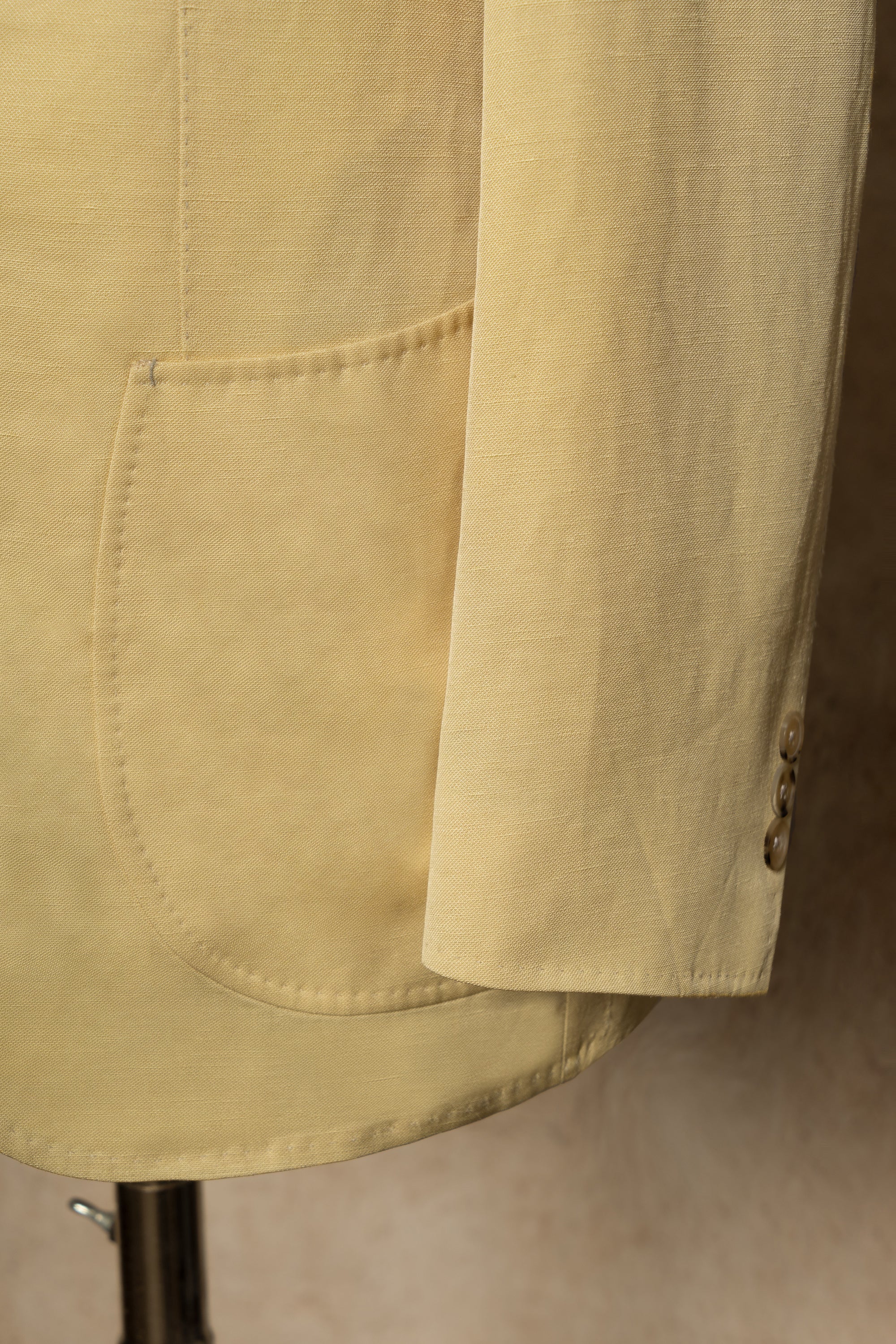 Sicily Yellow Linen Wool Jacket #298