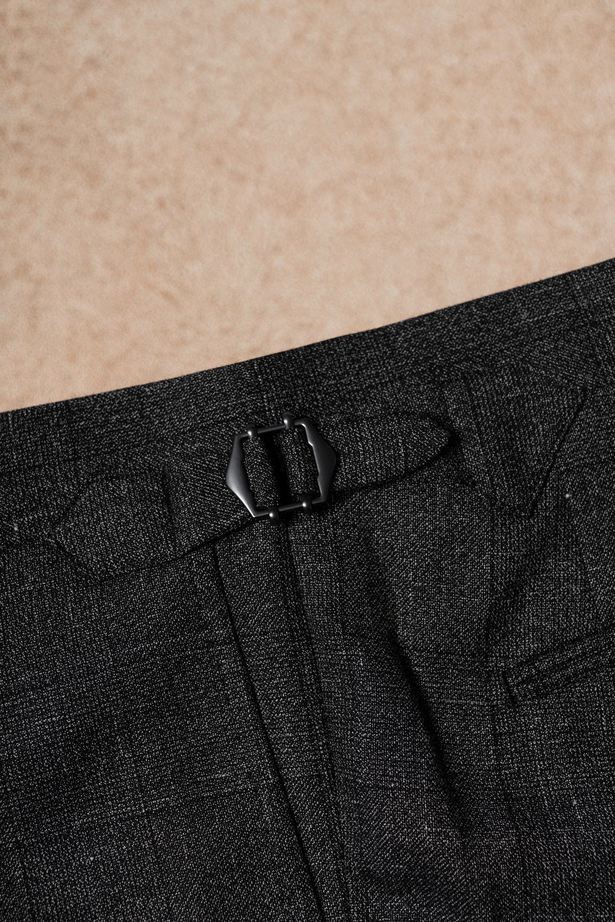 MTO Grey Melange Glen Check Suit #328