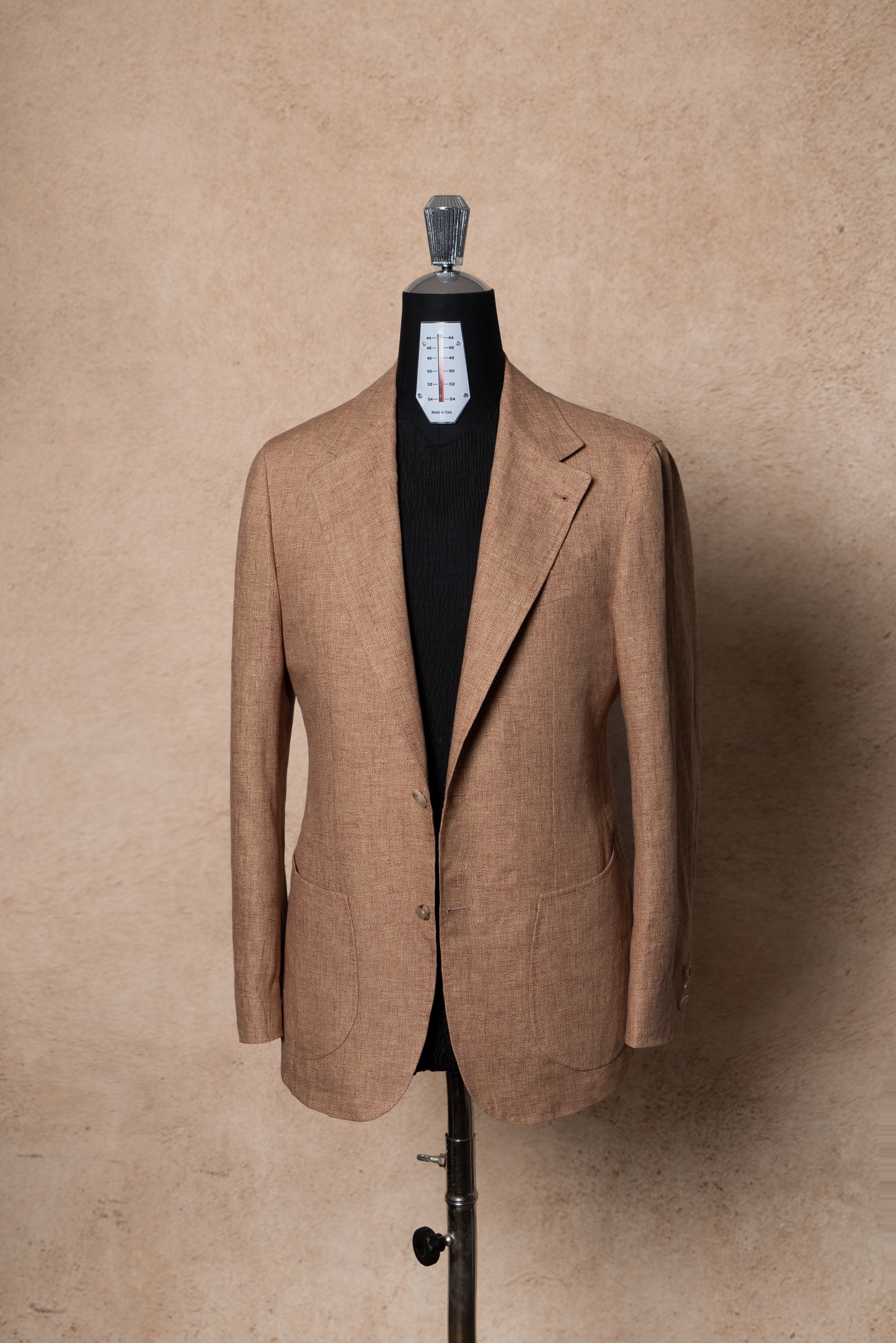 Tangerine Melange Linen Jacket #363