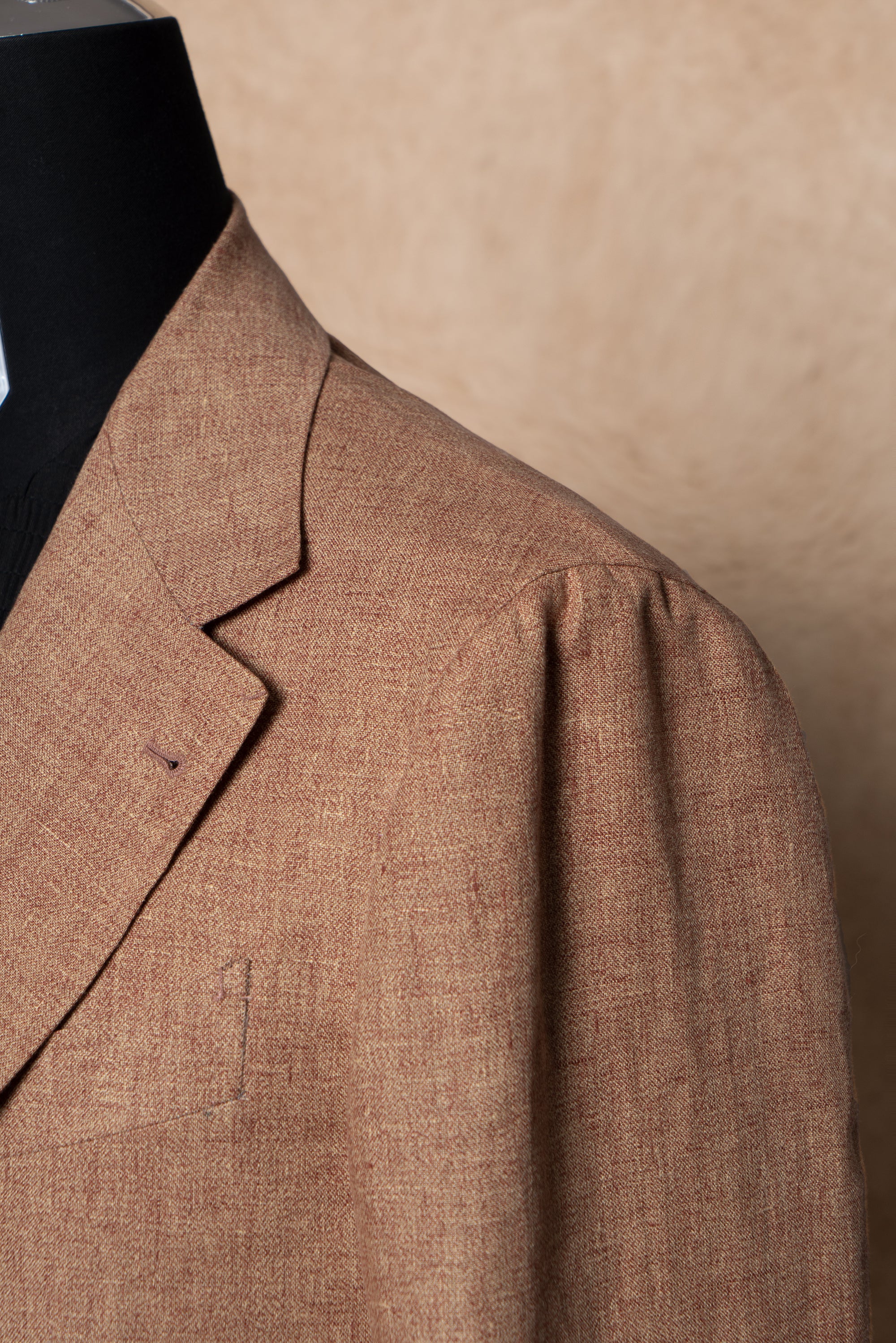 Tangerine Melange Linen Jacket #363