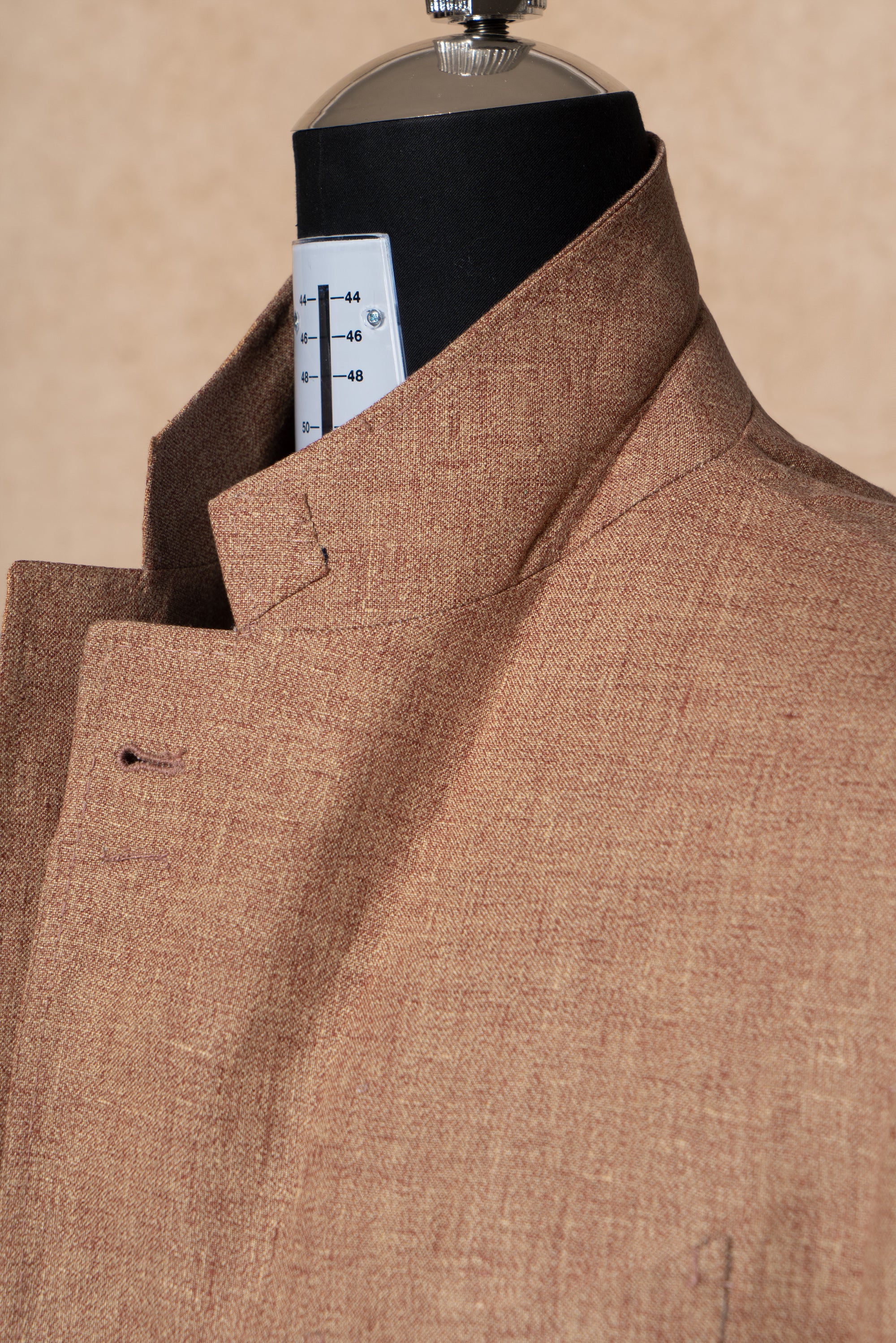 Tangerine Melange Linen Jacket #363