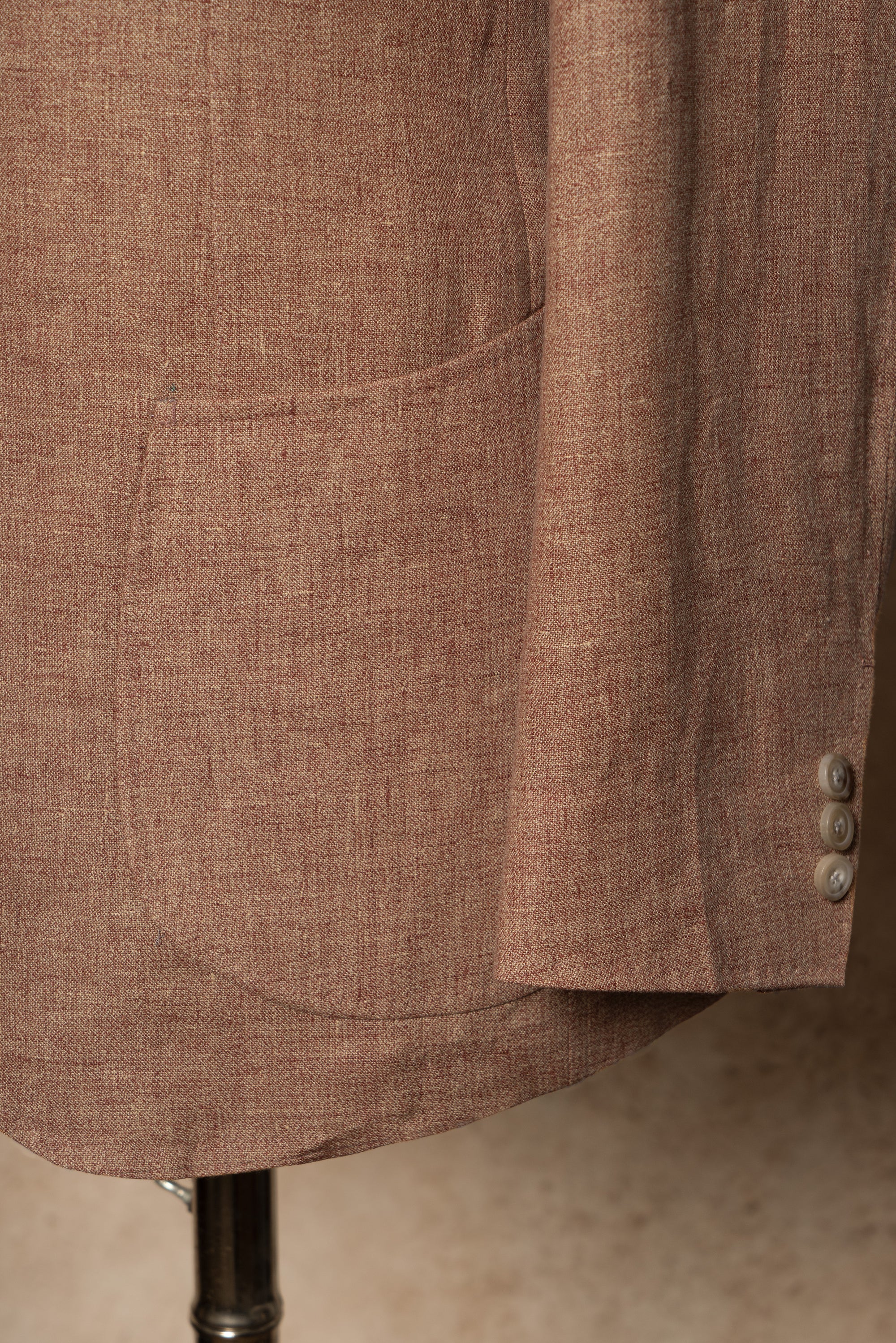 Tangerine Melange Linen Jacket #363