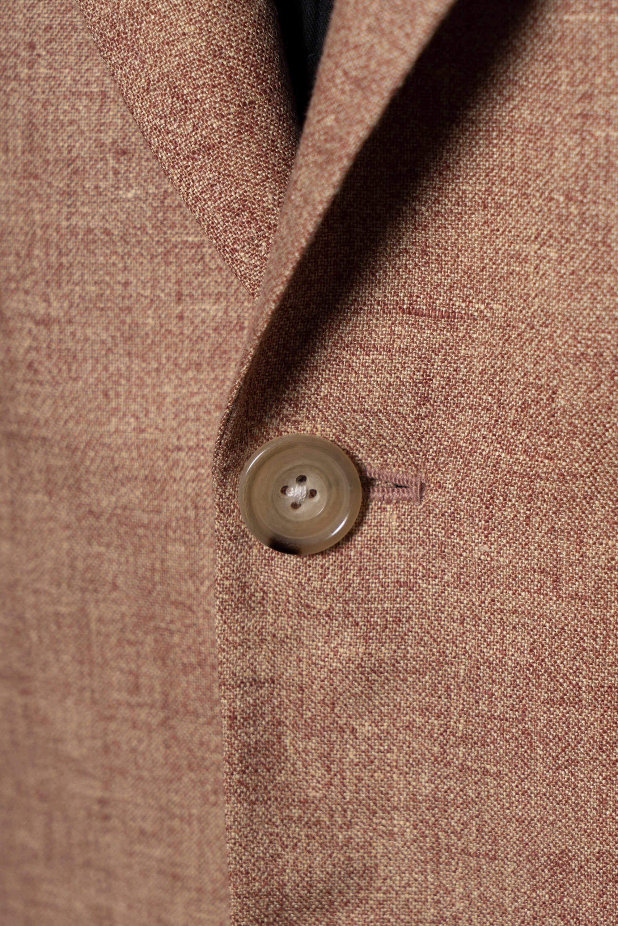 Tangerine Melange Linen Jacket #363