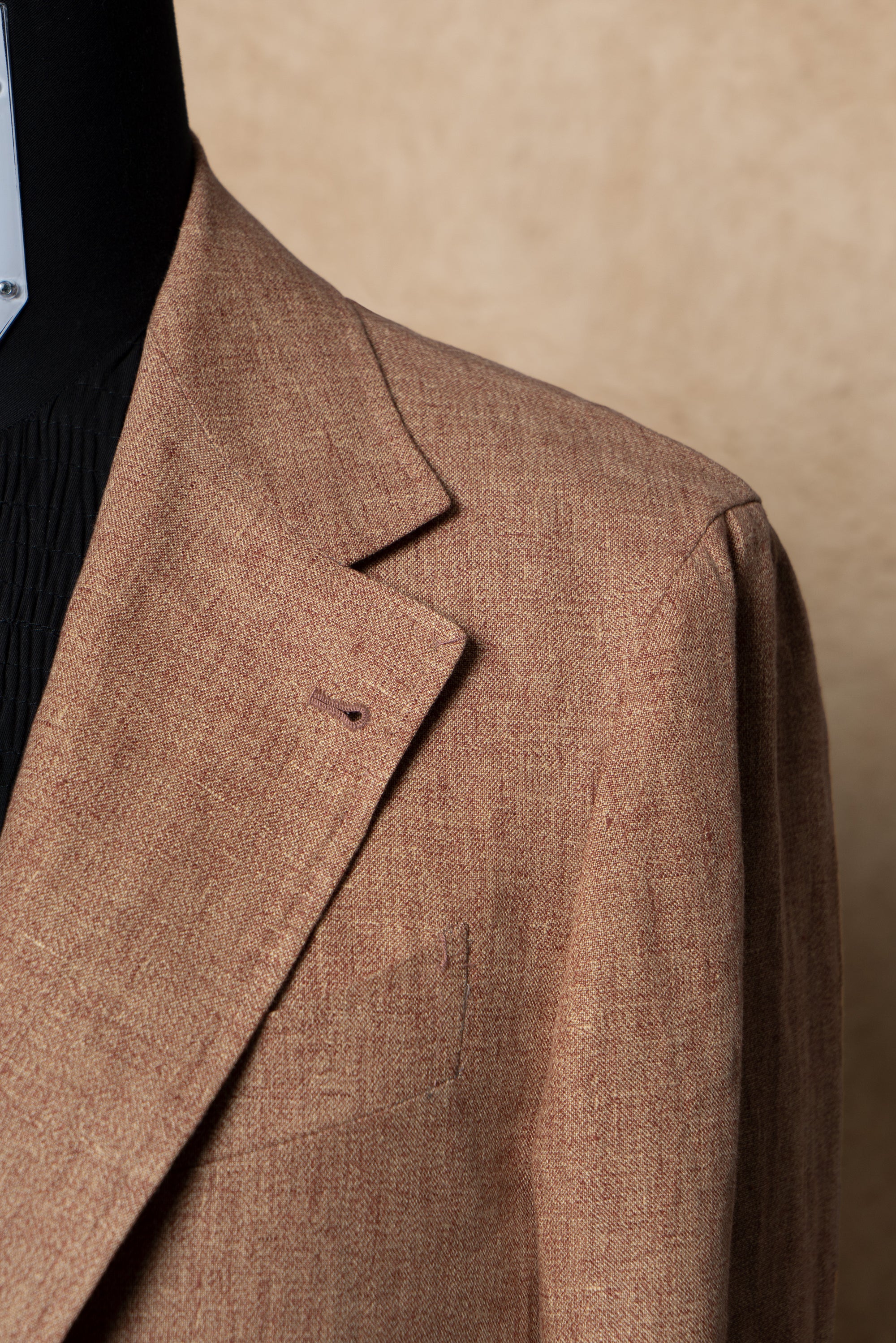 Tangerine Melange Linen Jacket #363